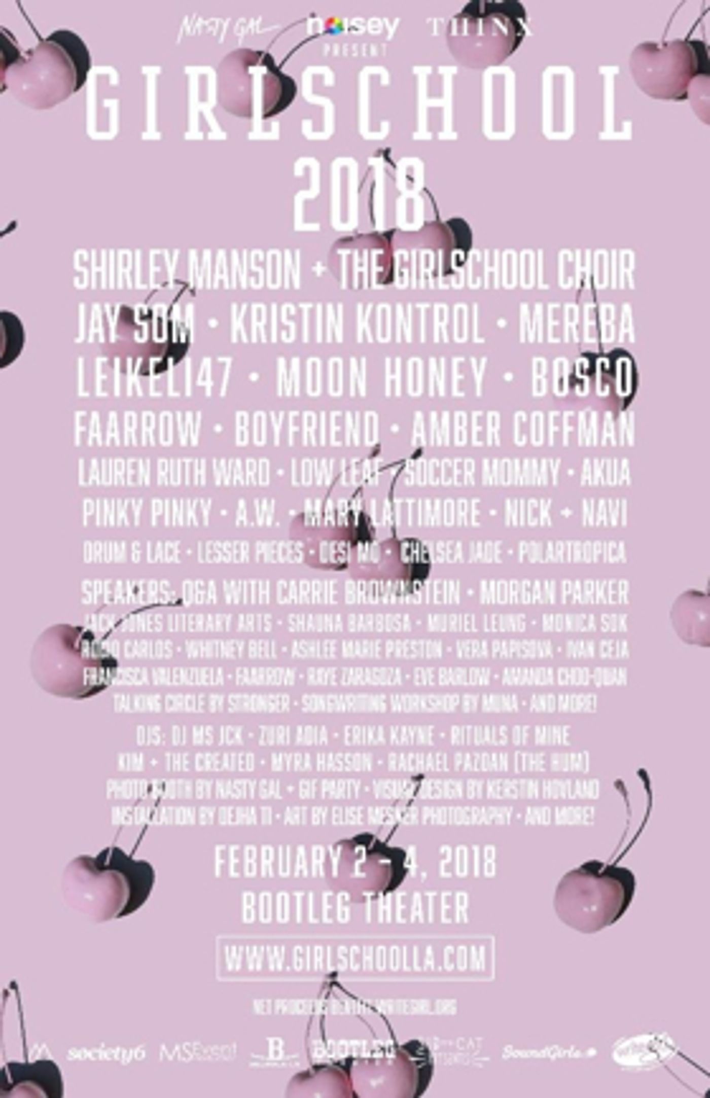 GIRLSCHOOL's Third Annual Women-Identified-Fronted Music Festival To Take Place At The Bootleg Theater in Los Angeles GIRLSCHOOL's Third Annual Women-Identified-Fronted Music Festival To Take Place At The Bootleg Theater in Los Angeles Image