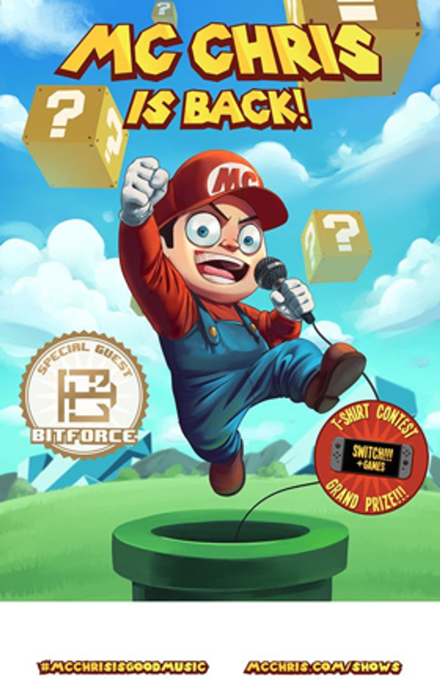 Nerd Rapper MC CHRIS Announces North American Tour with Special Guests Bitforce  Image