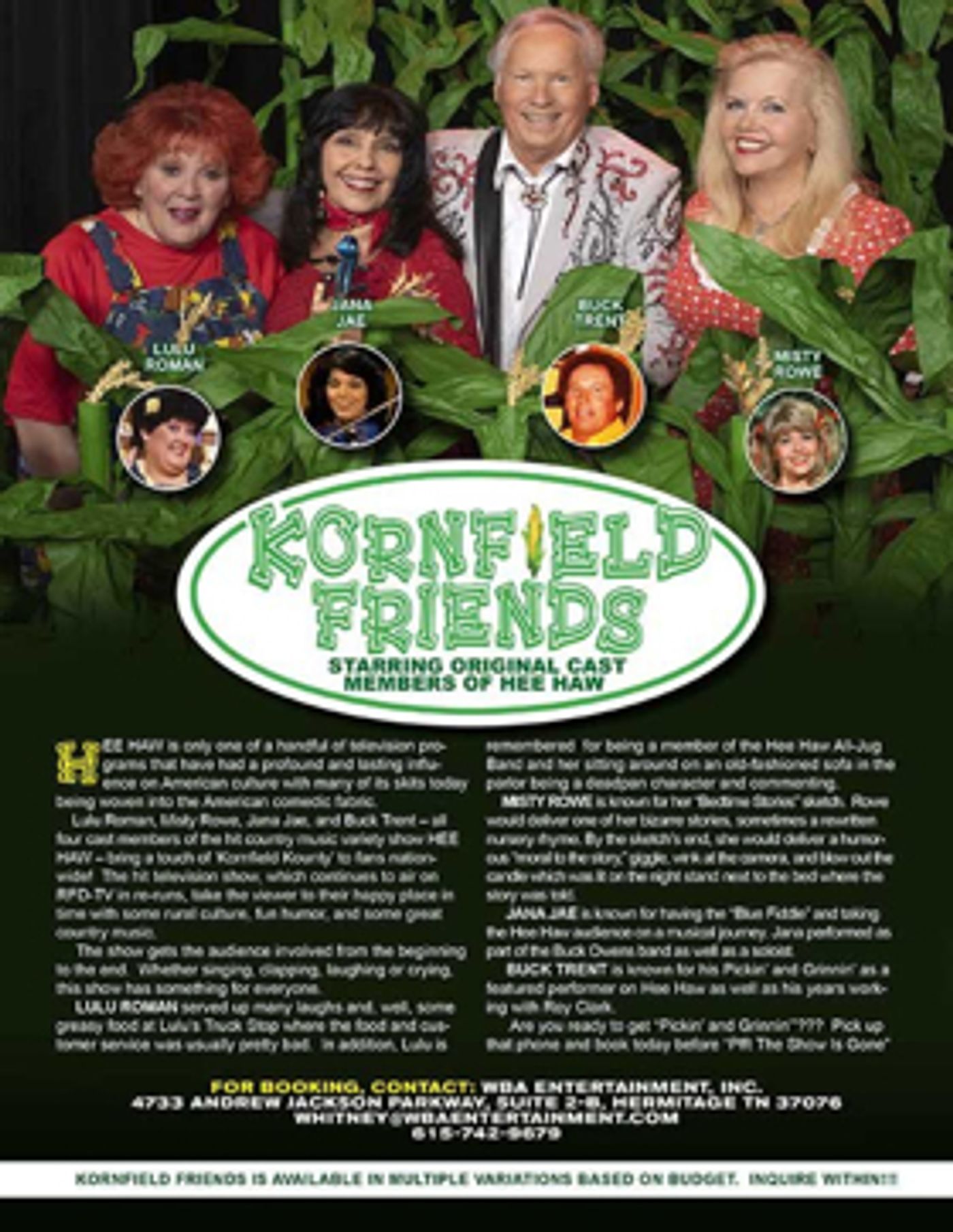 RFD-TV To Celebrate Hee Haw's 50th Anniversary With Kornfield Friends During 2-Hour Special Tomorrow  Image