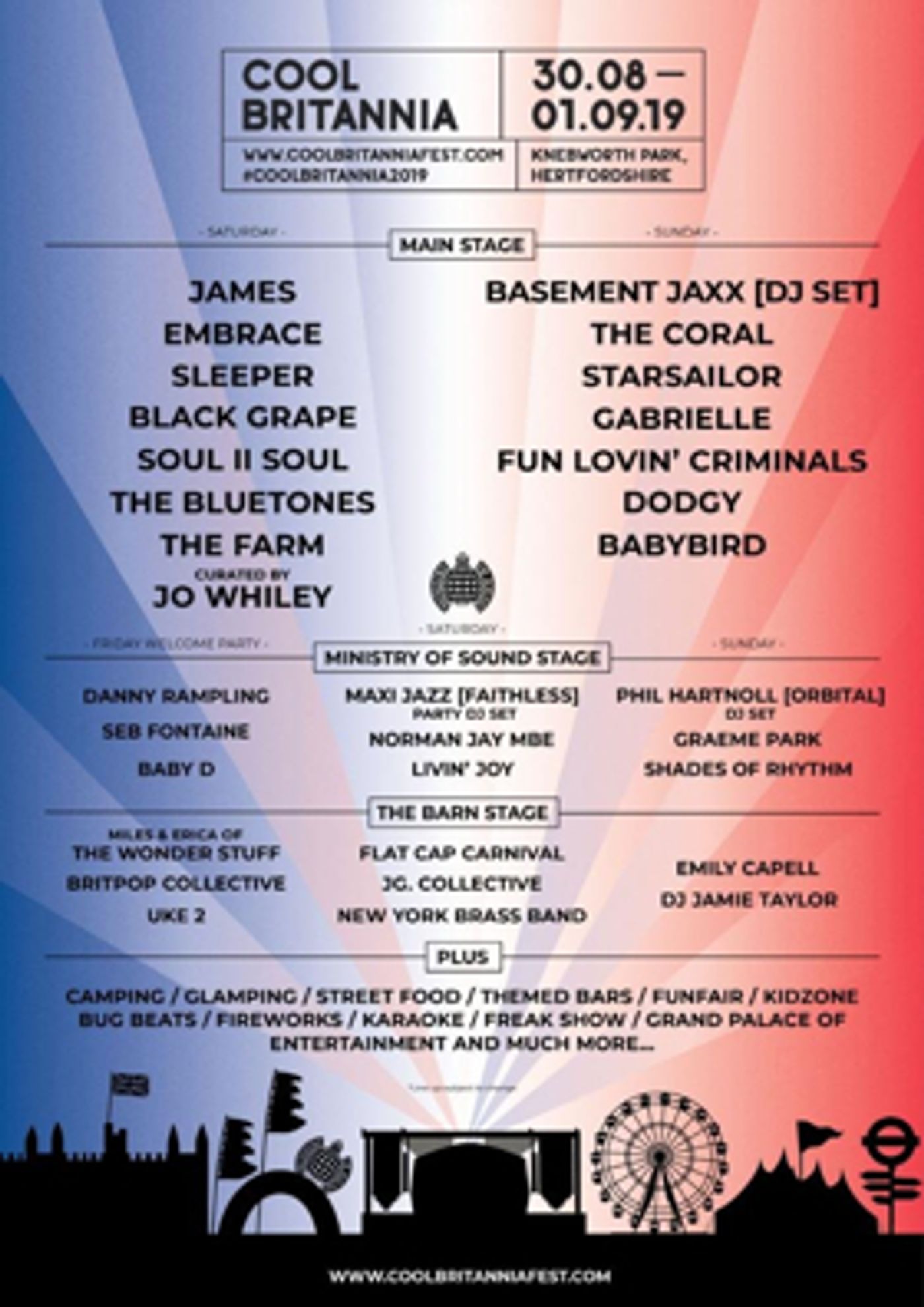 'Cool Britannia Festival' Announces 2019 Lineup  Image