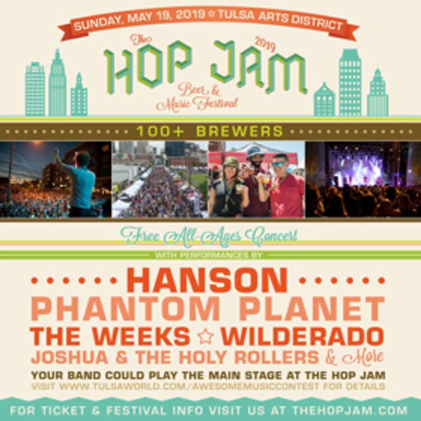 HANSON Announces Hop Jam 2019 Lineup HANSON Announces Hop Jam 2019 Lineup Image