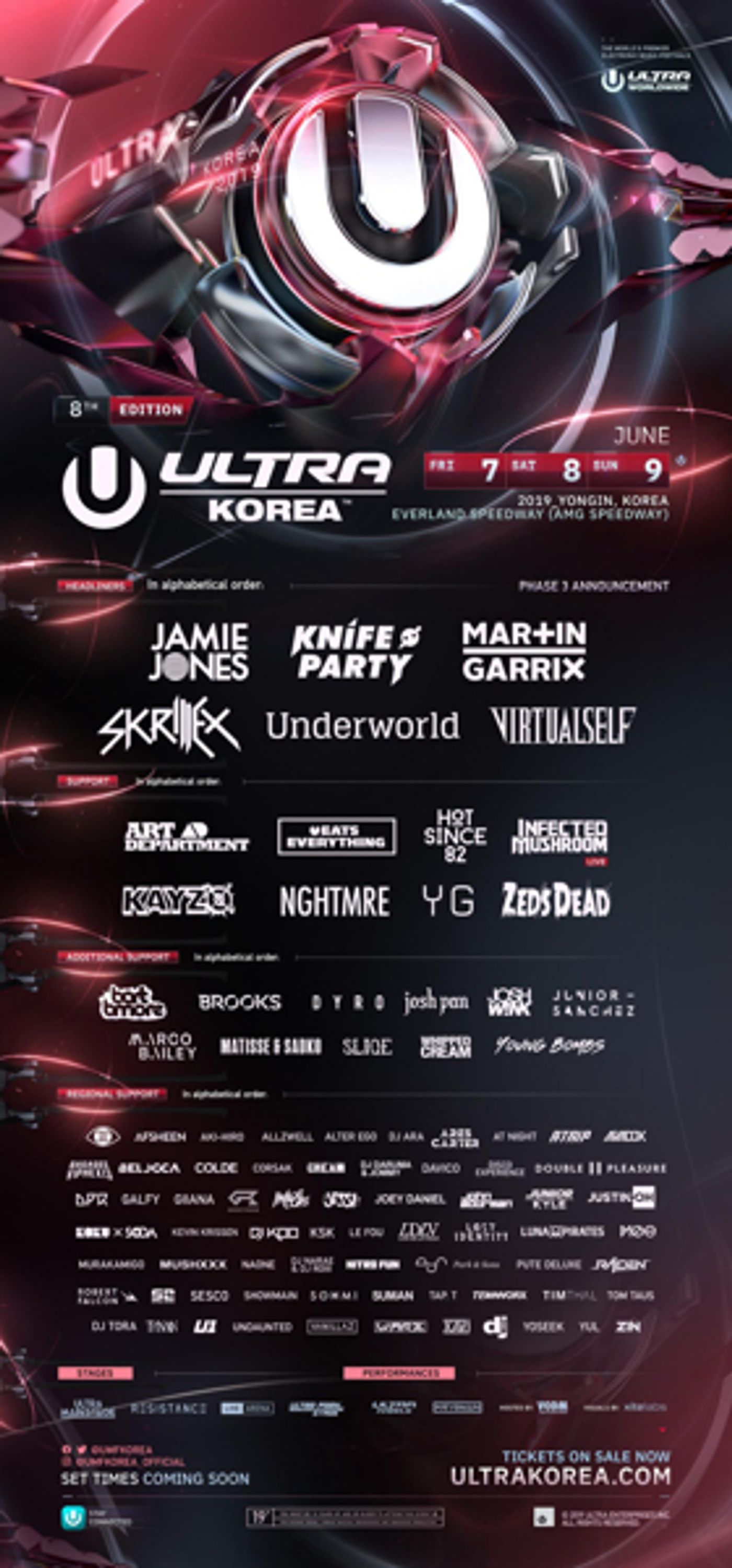 ULTRA Korea Announces Phase Three Lineup ULTRA Korea Announces Phase Three Lineup Image