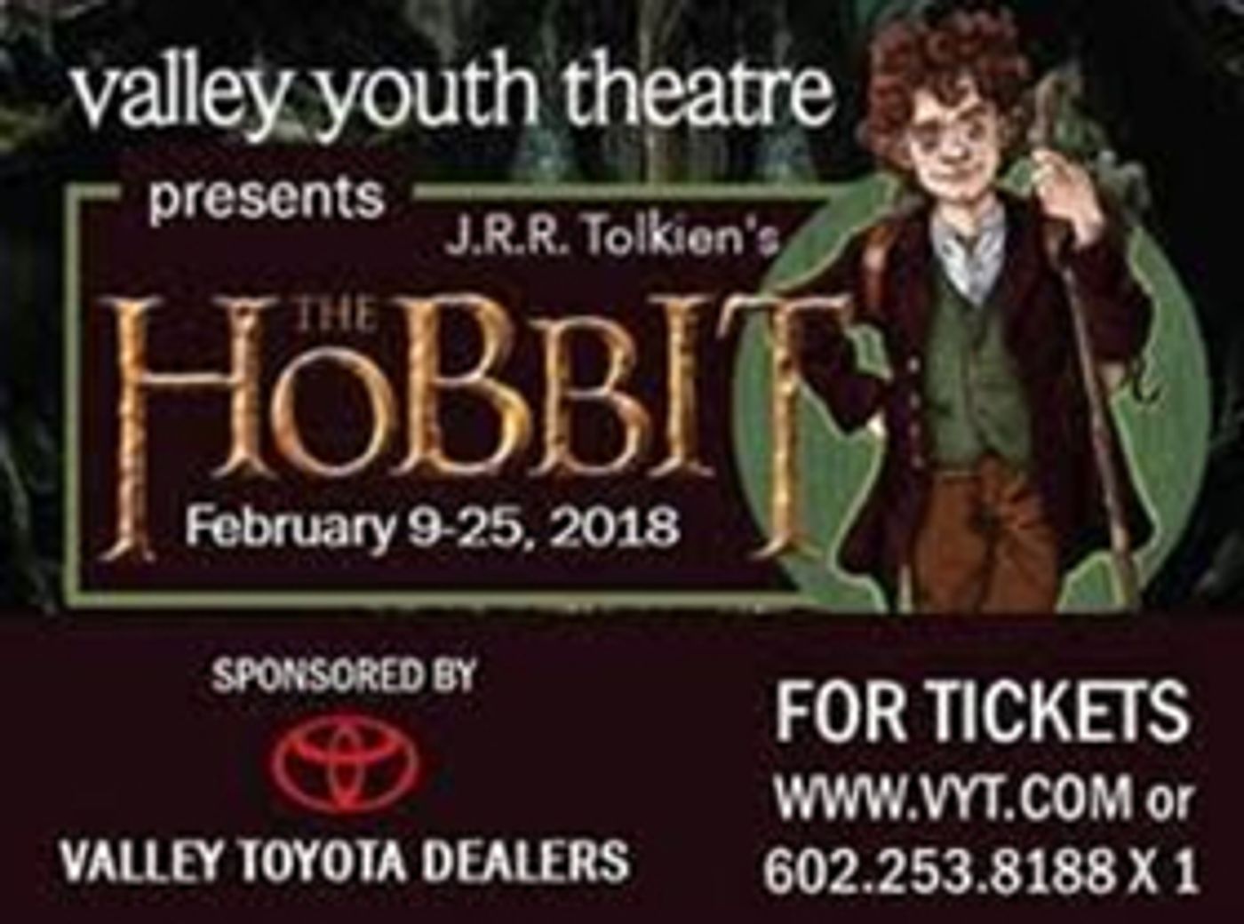 Valley Youth Theatre to Present THE HOBBIT Valley Youth Theatre to Present THE HOBBIT Image