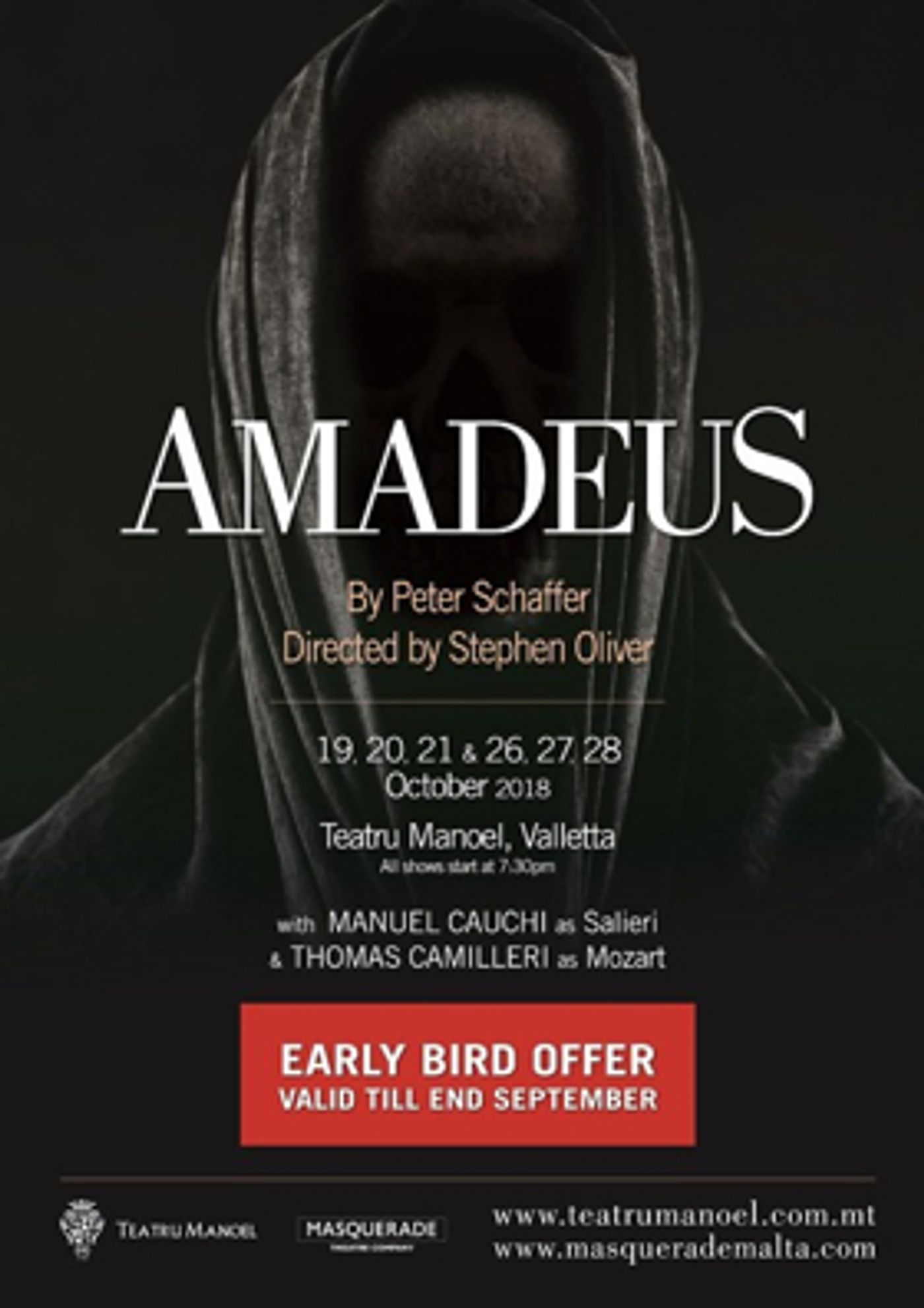 Peter Shaffer's AMADEUS Heads to Teatru Manoel Peter Shaffer's AMADEUS Heads to Teatru Manoel Image
