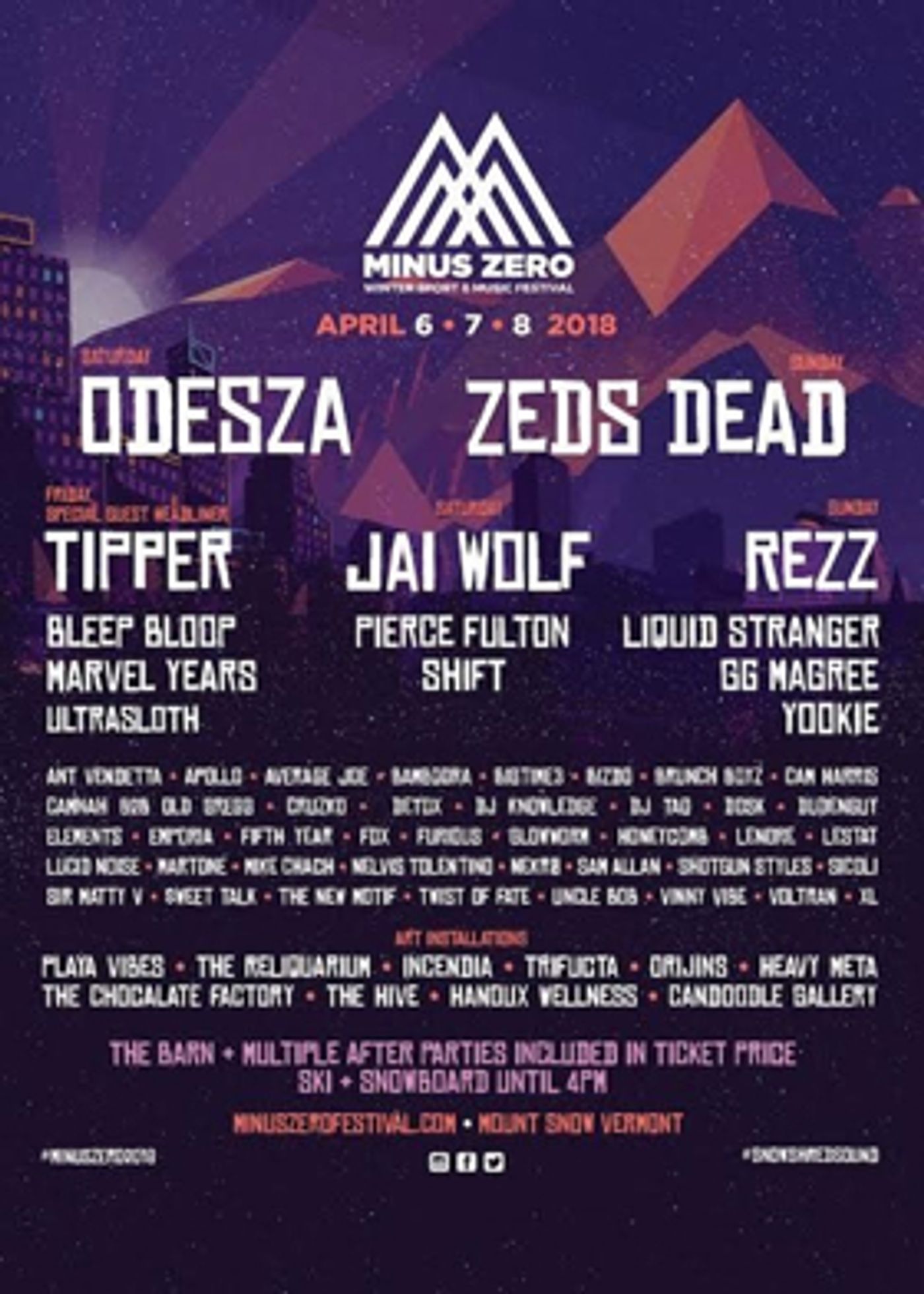 MINUS ZERO Festival Announces Complete Music Lineup for Fourth Annual Event April 6-8  Image