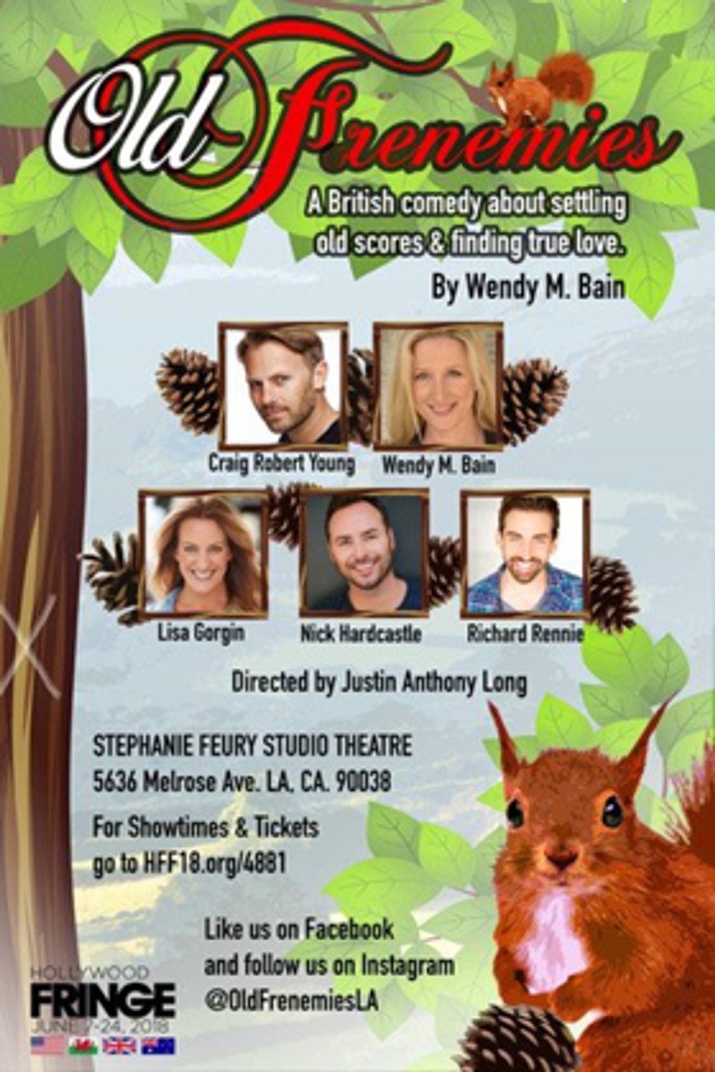 OLD FRENEMIES By Wendy M. Bain To Make US Premiere In The Hollywood Fringe Festival OLD FRENEMIES By Wendy M. Bain To Make US Premiere In The Hollywood Fringe Festival Image