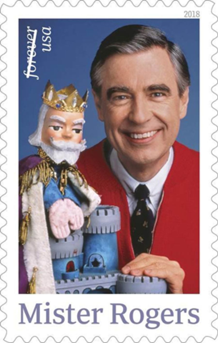Mister Rogers Forever Stamp Dedicated Today Where it All Began 50 years ago Image