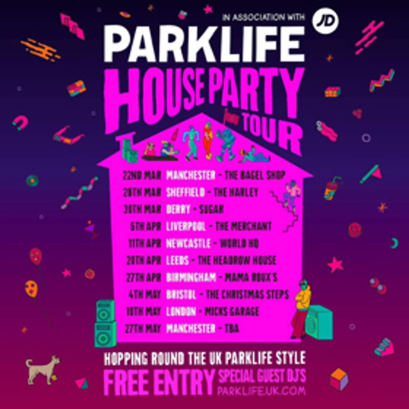 Parklife Festival Reveals Brand New House Party Tour Parklife Festival Reveals Brand New House Party Tour Image