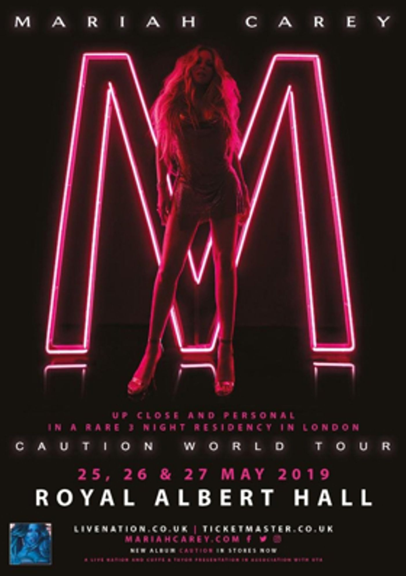 Mariah Carey Announces European Stops on the 'Caution World Tour'  Image