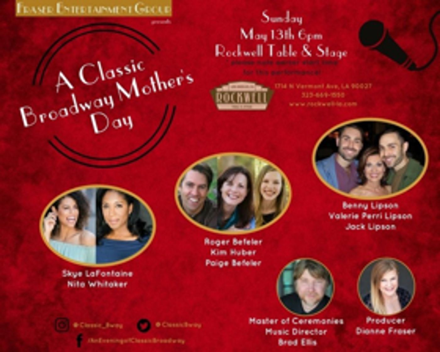 Cast Announced For Mother's Day Show At Rockwell Cast Announced For Mother's Day Show At Rockwell Image