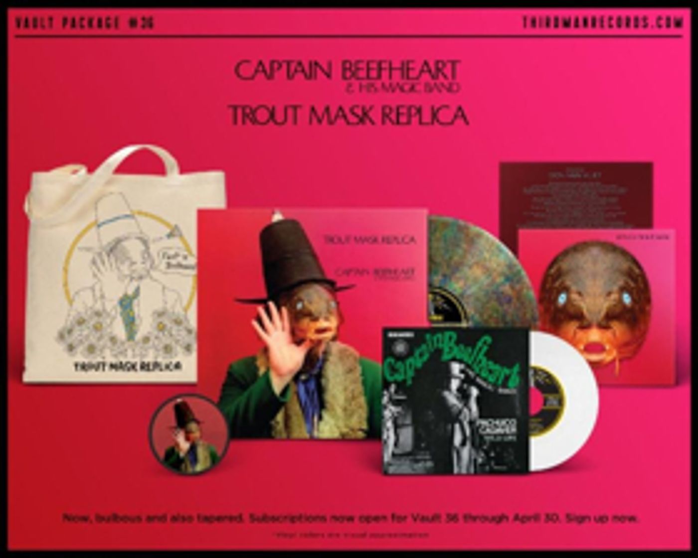 Third Man Records Announces Vault Package #36 feat. Captain Beefheart's TROUT MASK REPLICA  Image