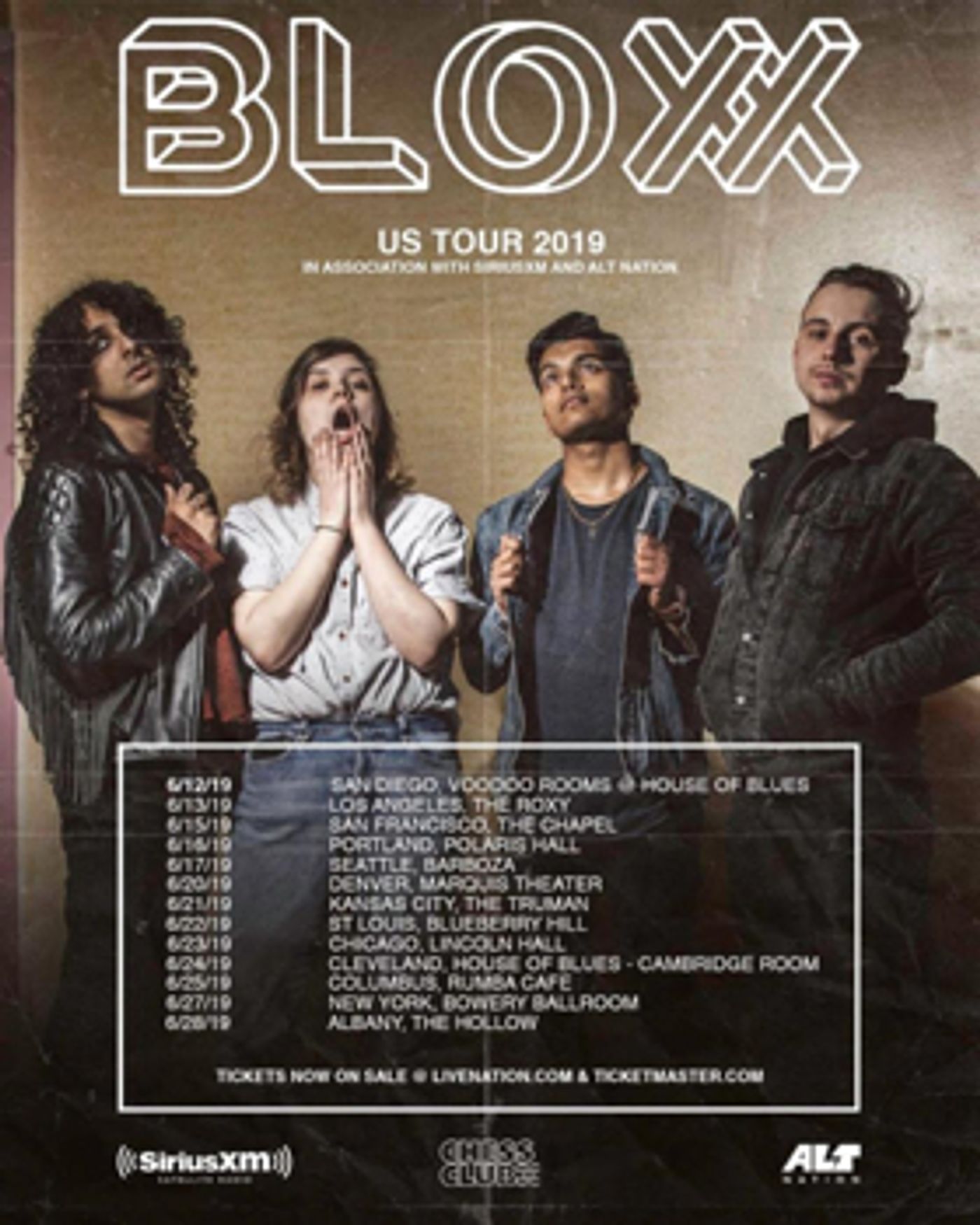 Bloxx Announces US Tour Bloxx Announces US Tour Image