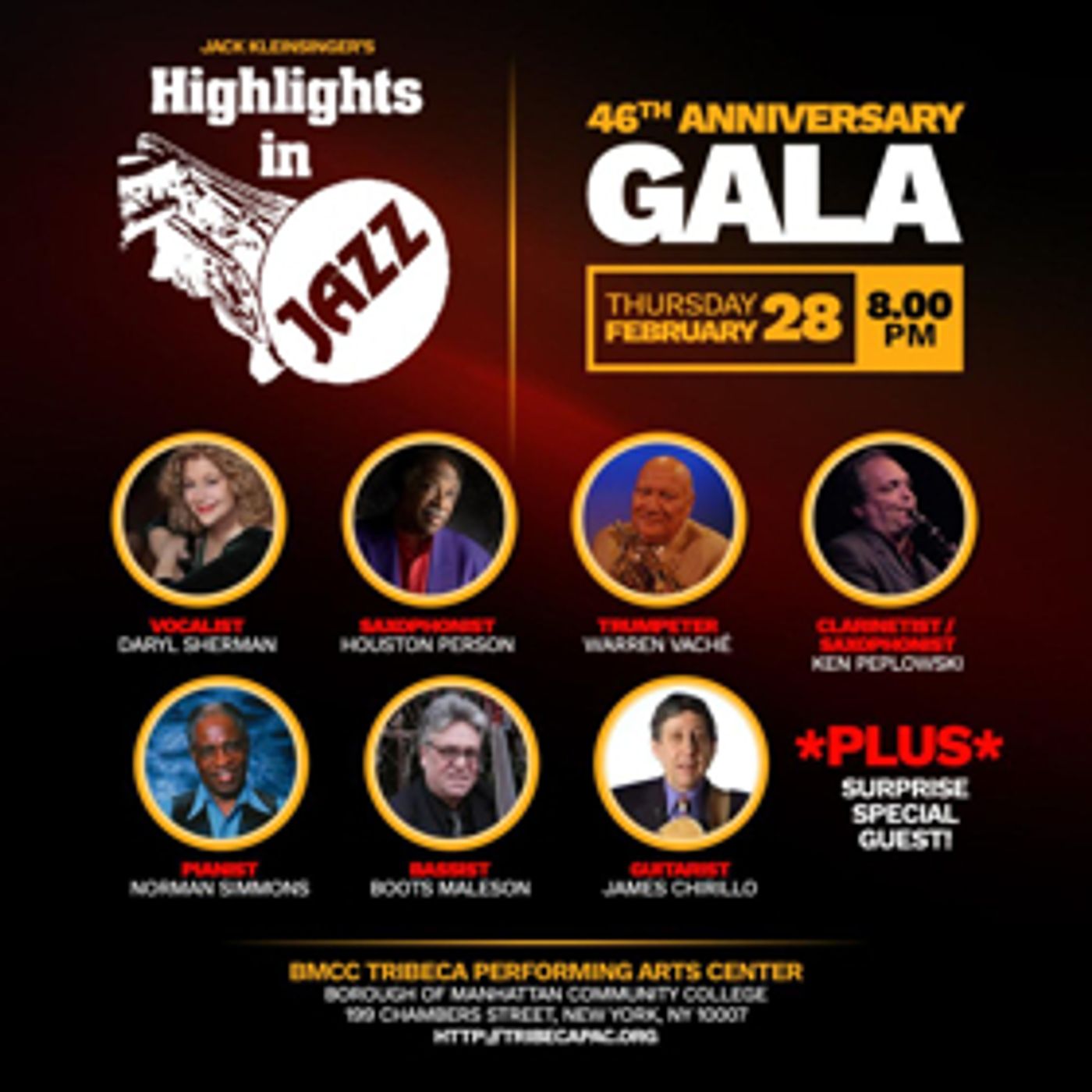 Highlights In Jazz to Have 46th Anniversary Gala Highlights In Jazz to Have 46th Anniversary Gala Image