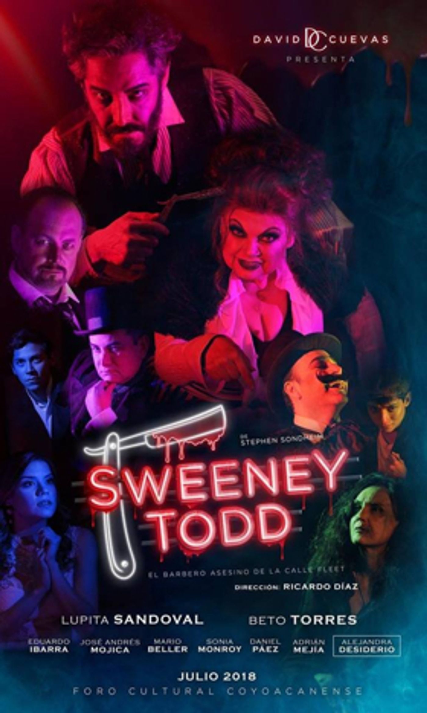 SWEENEY TODD MEXICO dio a conocer su Elenco Oficial Mx  Image