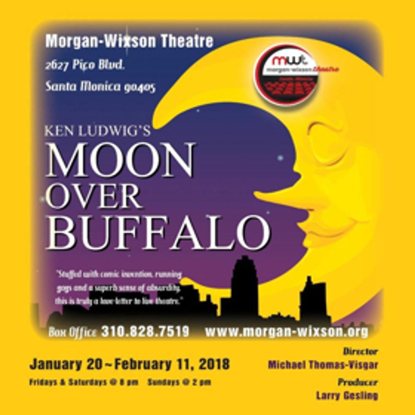 Review: MOON OVER BUFFALO Generates Laughs Galore at the Morgan-Wixson Theatre in Santa Monica Review: MOON OVER BUFFALO Generates Laughs Galore at the Morgan-Wixson Theatre in Santa Monica Image