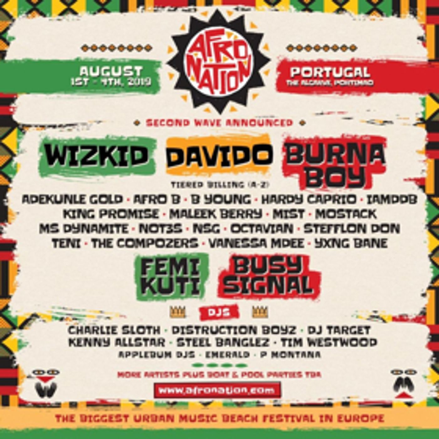 Afro Nation Announces Second Wave Lineup  Image