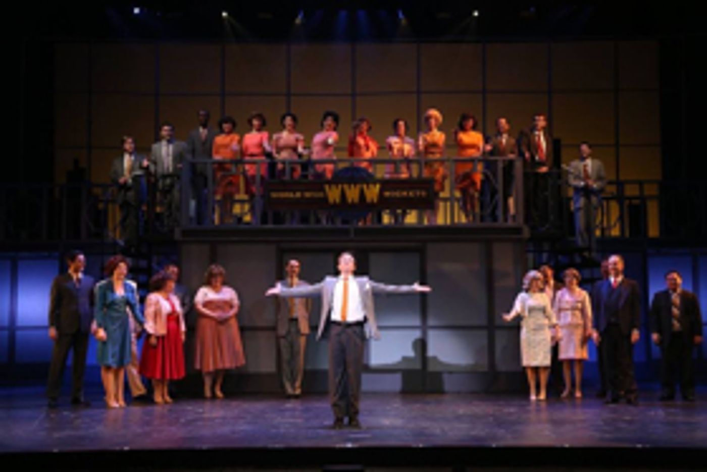 Review: HOW TO SUCCEED IN BUSINESS Musical Comedy Satirizes the Brotherhood of Backstabbing Men in the 1960s Corporate World  Image