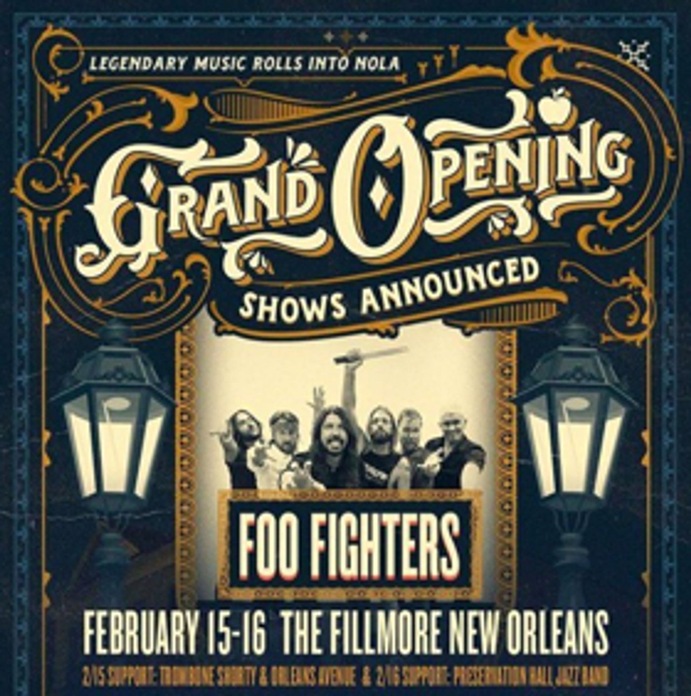 Foo Fighters to Headline Two-Night Grand Opening of The Fillmore New Orleans Foo Fighters to Headline Two-Night Grand Opening of The Fillmore New Orleans Image