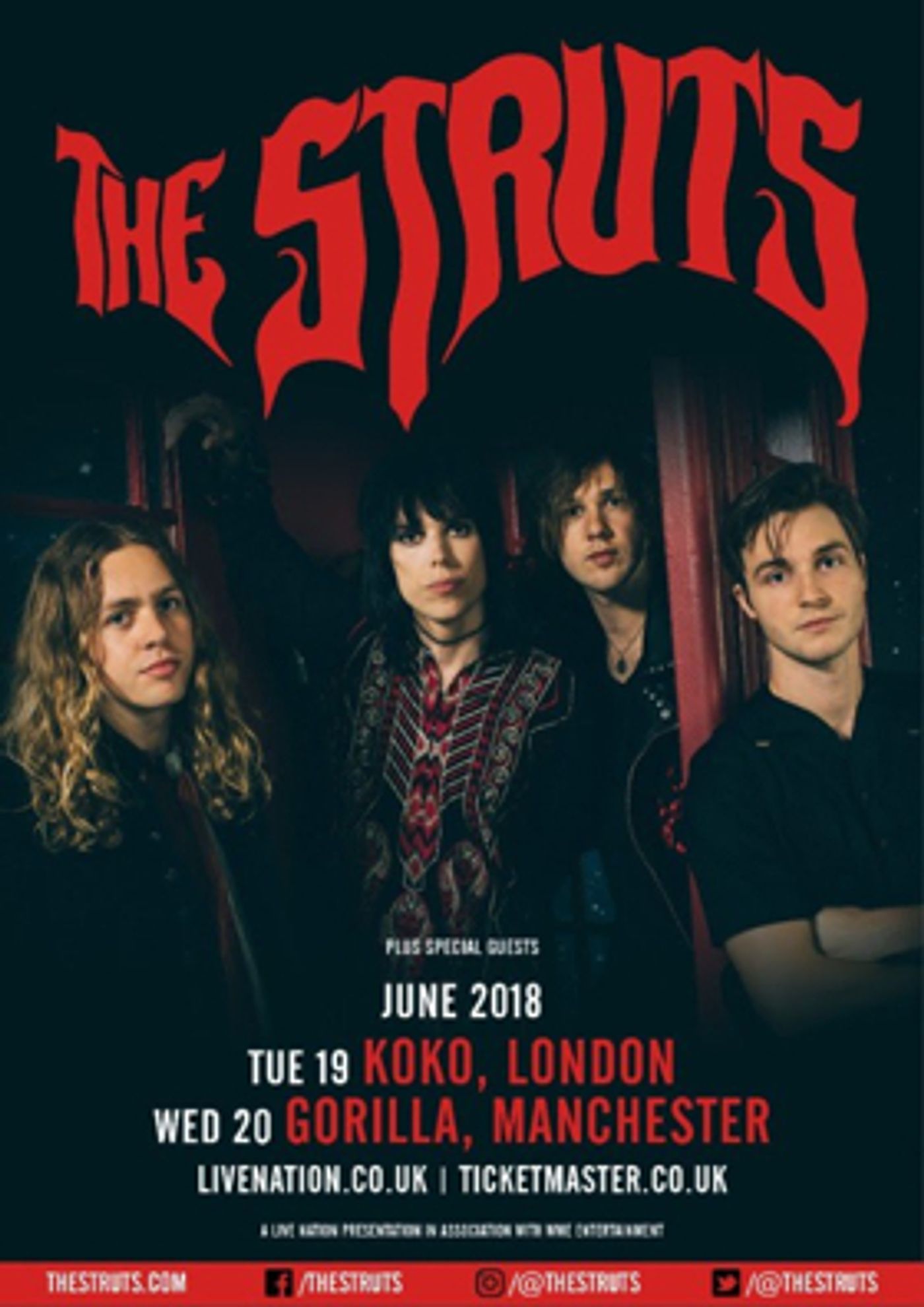 The Struts Announce UK Headline Show  Image