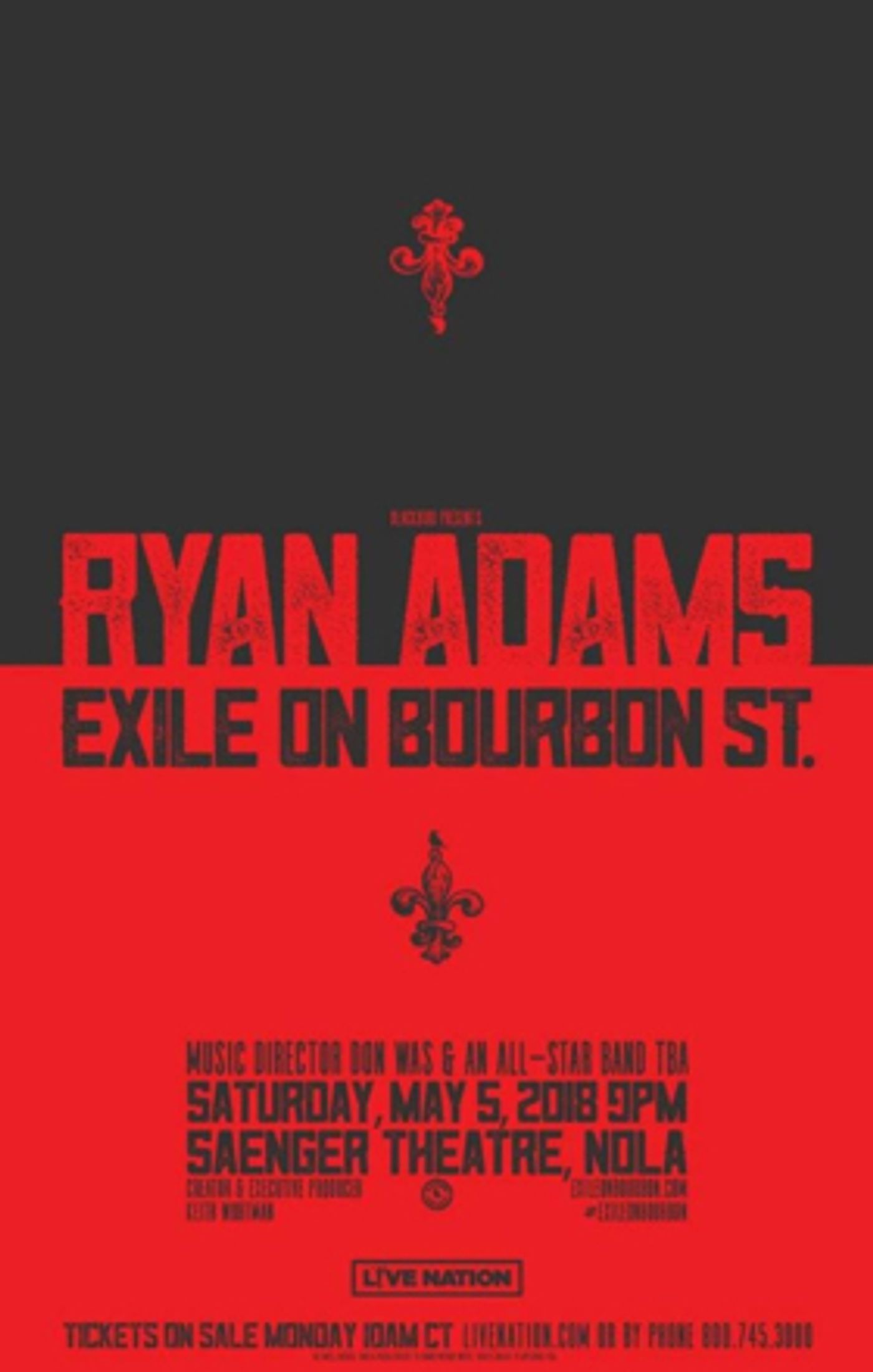 Ryan Adams Announces EXILE ON BOURBON ST. Special Guests  Image