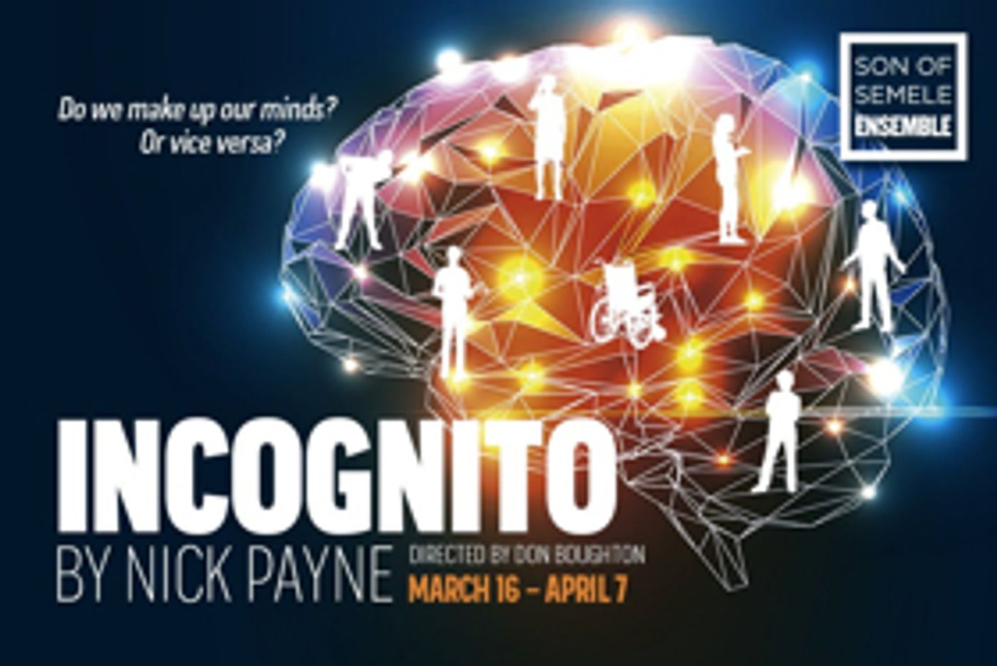 Son of Semele Ensemble Presents INCOGNITO by Nick Payne  Image