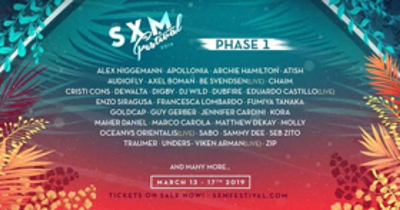 SXM Festival Announces Phase One Lineup SXM Festival Announces Phase One Lineup Image