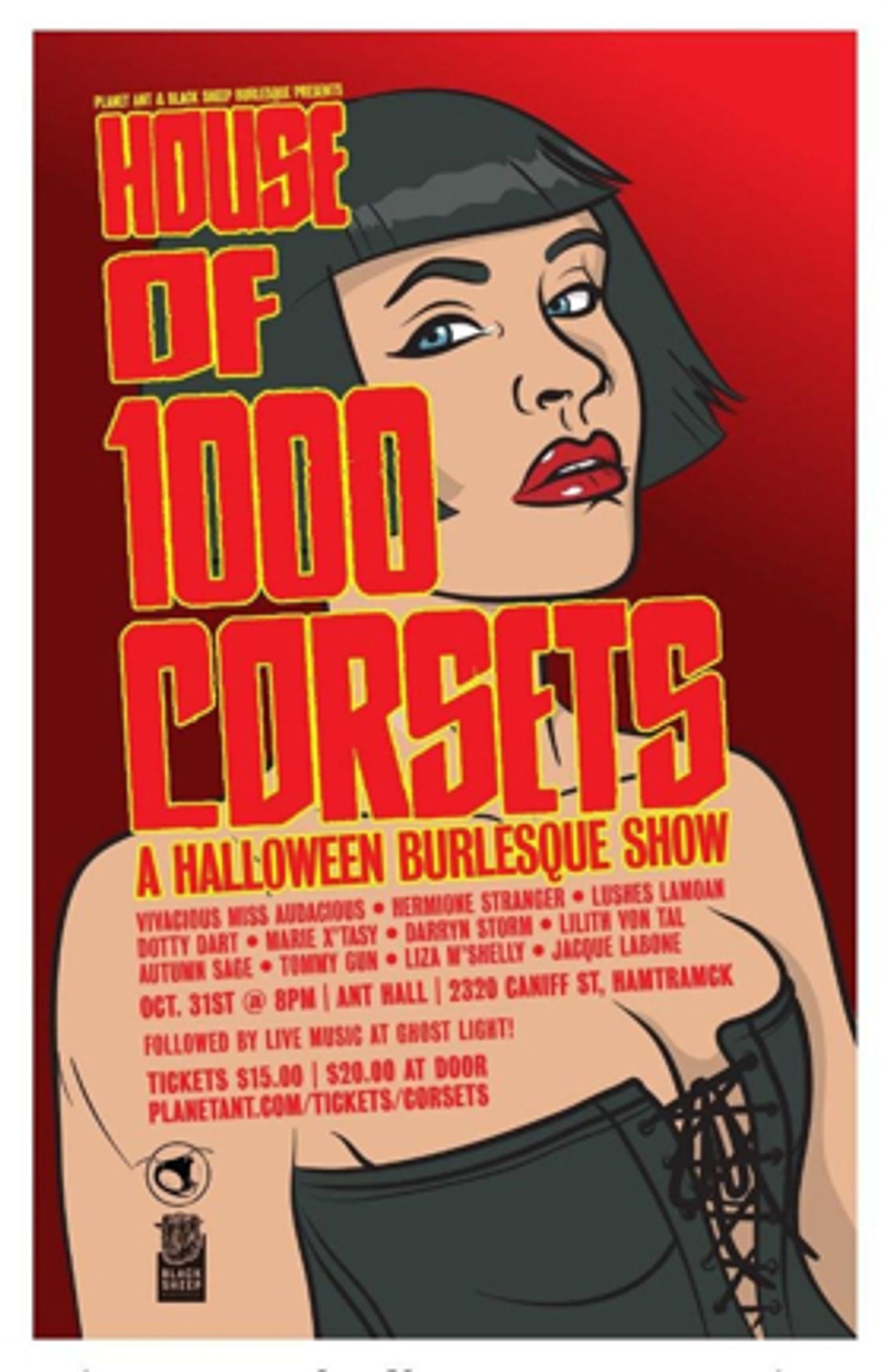 Planet Ant Presents Halloween Burlesque Show  Image