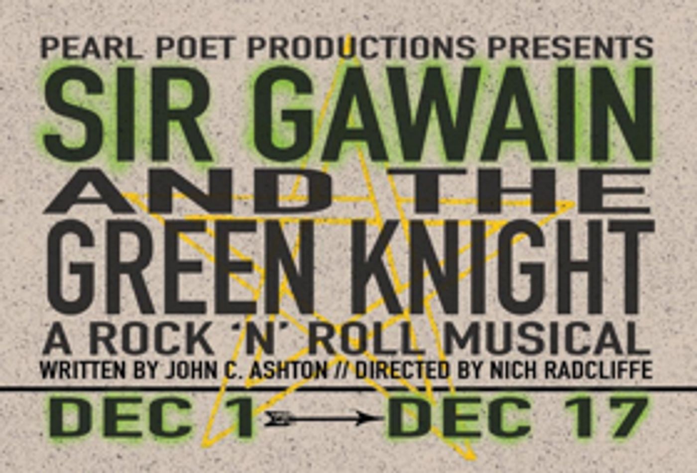 New Rock 'n' Roll Musical SIR GAWAIN AND THE GREEN KNIGHT to Premiere in Chicago  Image