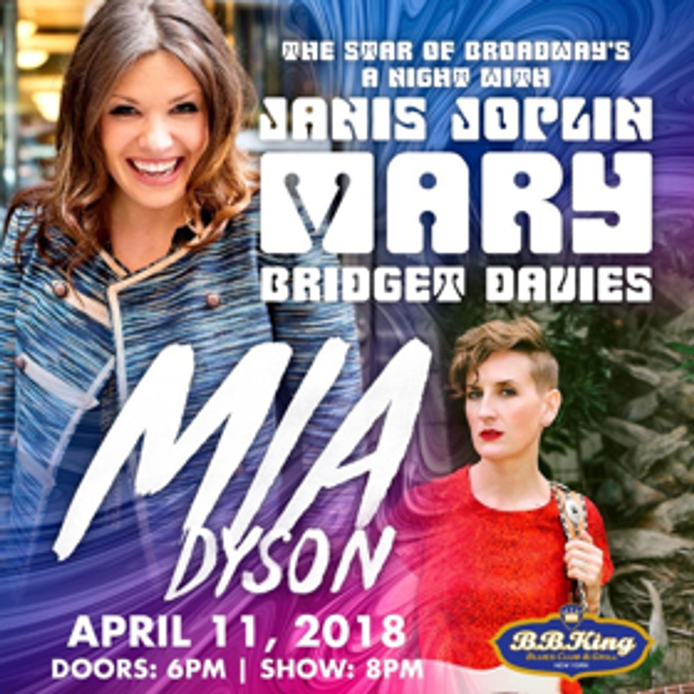 Tony-Nominee Mary Bridget Davies Announces Spring Tour with Mia Dyson Tony-Nominee Mary Bridget Davies Announces Spring Tour with Mia Dyson Image
