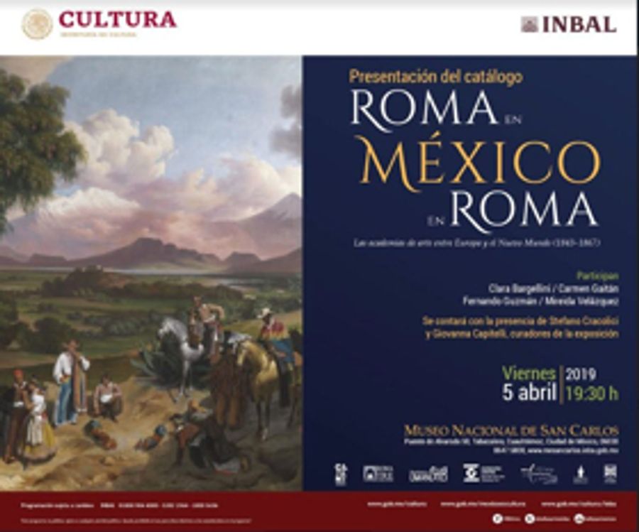 El intercambio cultural entre Italia y nuestro país se exhibirá en el catálogo de la exposición Roma en México / México en Roma Image