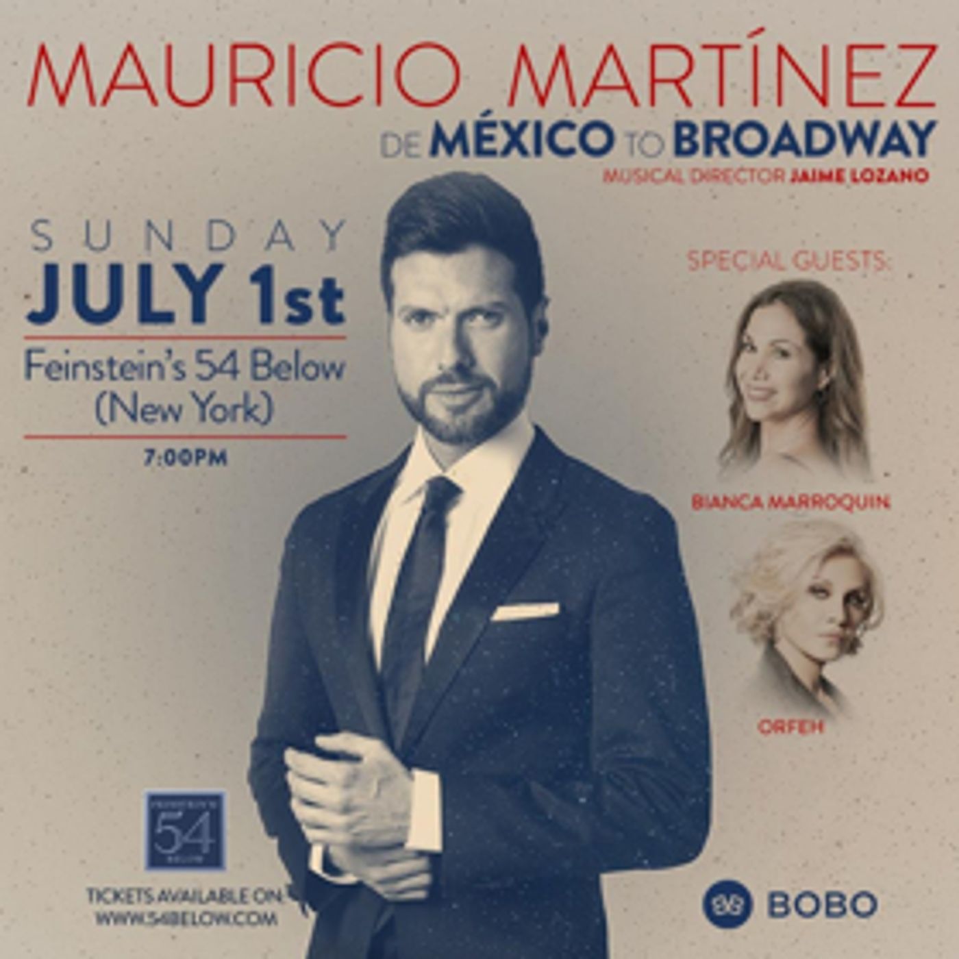 Mauricio Martinez Brings 'De Mexico To Broadway' To Feinstein's/54 Below  Image