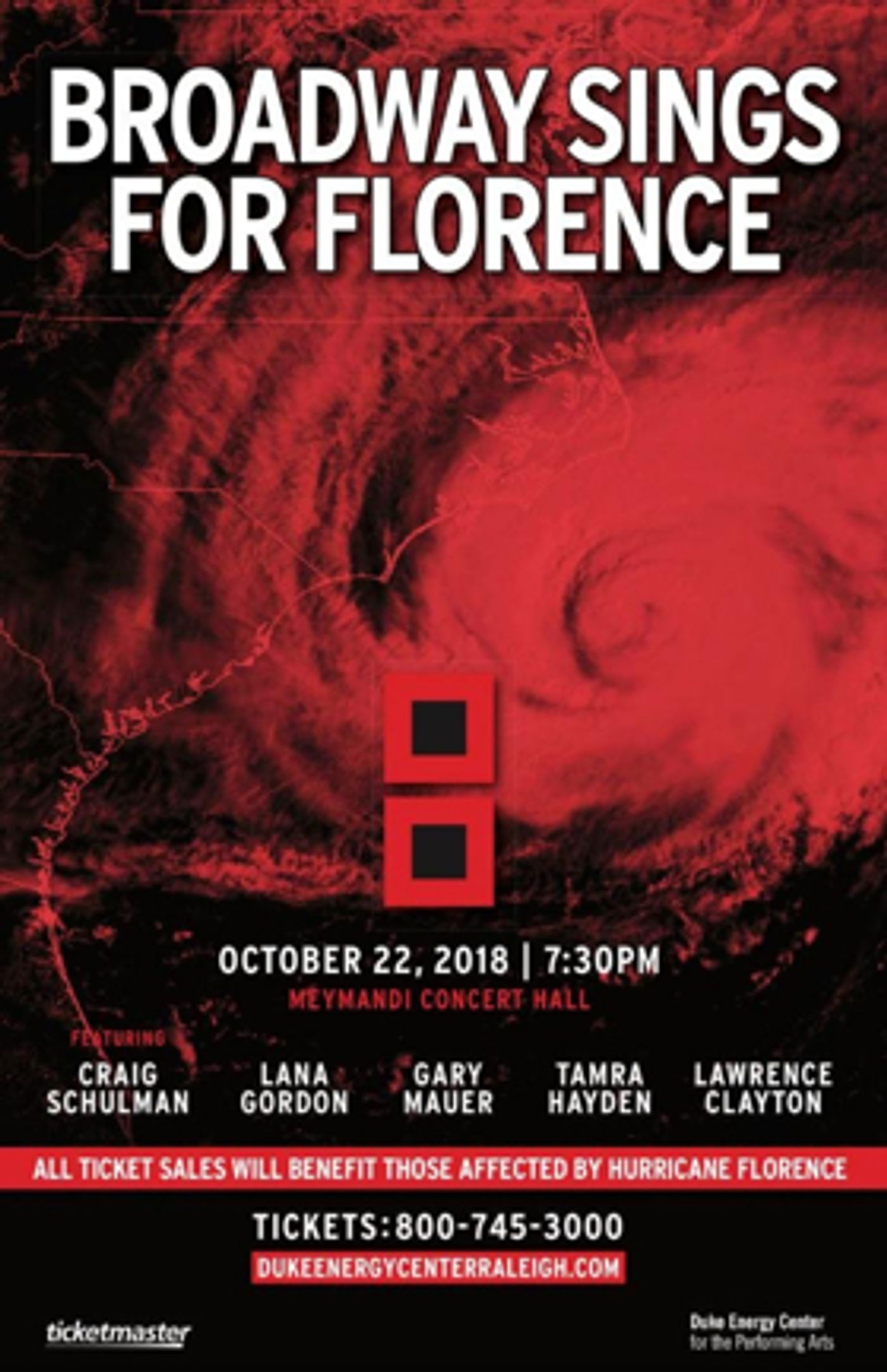 Stars Come Out for BROADWAY SINGS FOR FLORENCE Benefit Concert Stars Come Out for BROADWAY SINGS FOR FLORENCE Benefit Concert Image