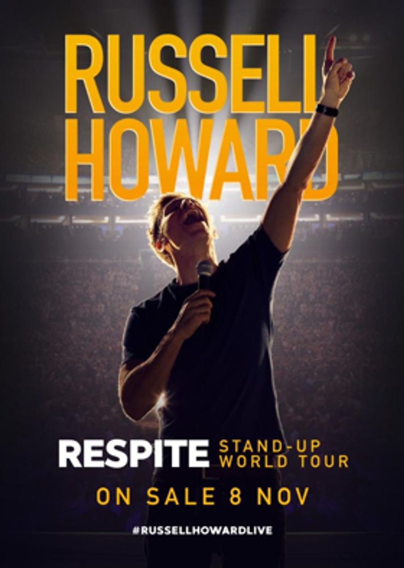 Russell Howard Announces Biggest World Tour Ever Russell Howard Announces Biggest World Tour Ever Image