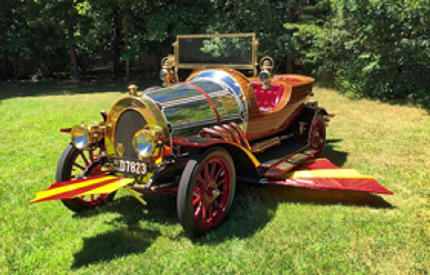 Exact Replica of Film's Famous CHITTY CHITTY BANG BANG Car Set for United Palace Benefit Screening Exact Replica of Film's Famous CHITTY CHITTY BANG BANG Car Set for United Palace Benefit Screening Image