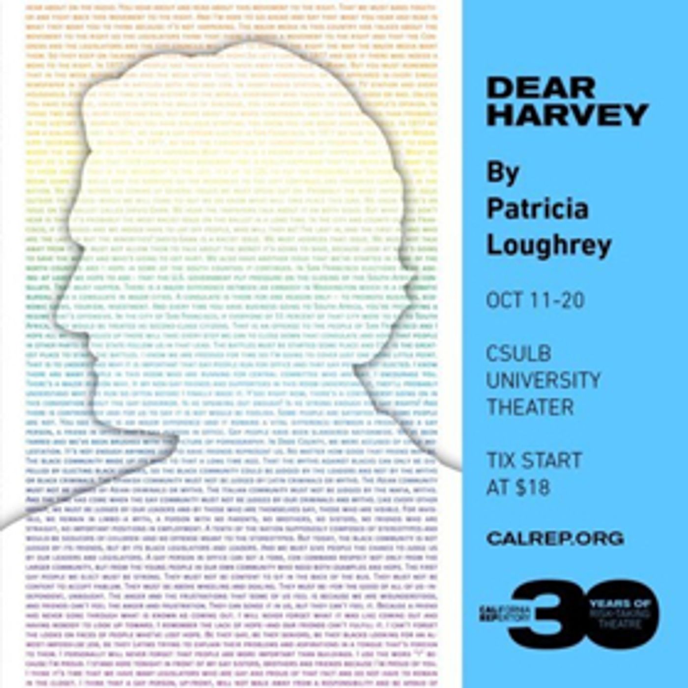 Harvey Milk Play DEAR HARVEY Opens At Cal Rep Harvey Milk Play DEAR HARVEY Opens At Cal Rep Image