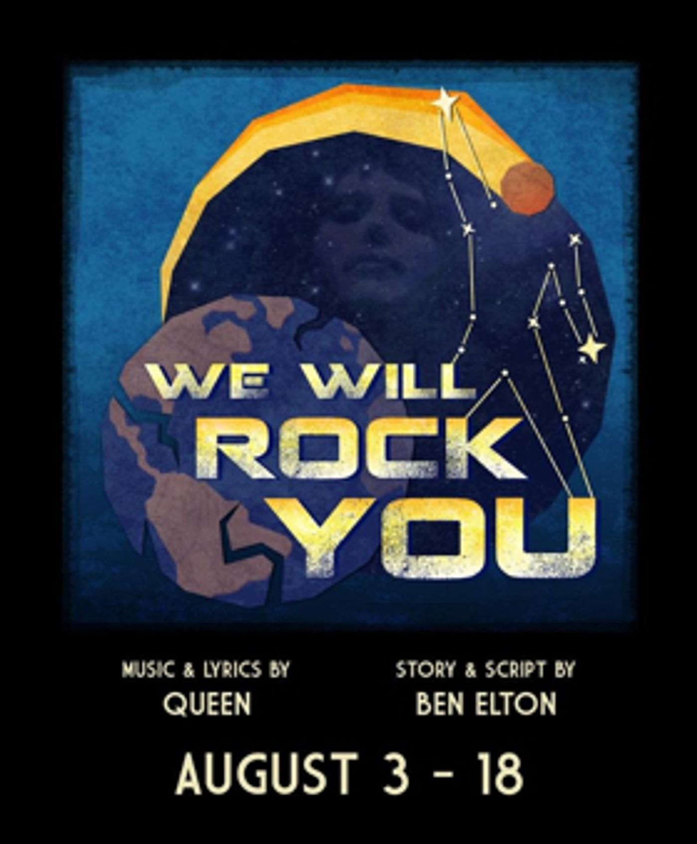 The Cleveland Premiere Of The Queen Musical WE WILL ROCK YOU Comes to the Blank Canvas Theatre The Cleveland Premiere Of The Queen Musical WE WILL ROCK YOU Comes to the Blank Canvas Theatre Image