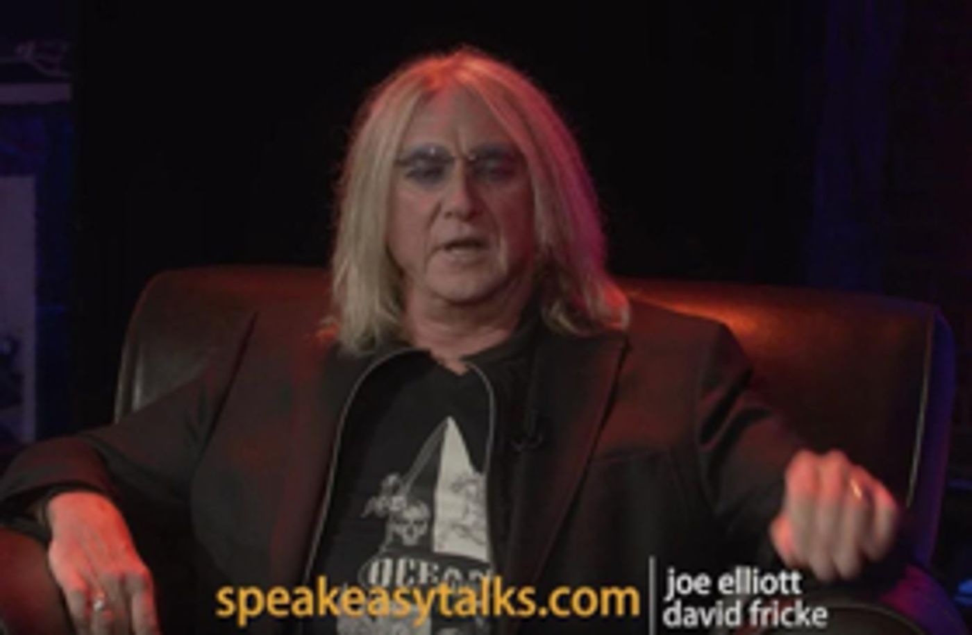 New Episode of Speakeasy to Feature Joe Elliott of Def Leppard New Episode of Speakeasy to Feature Joe Elliott of Def Leppard Image