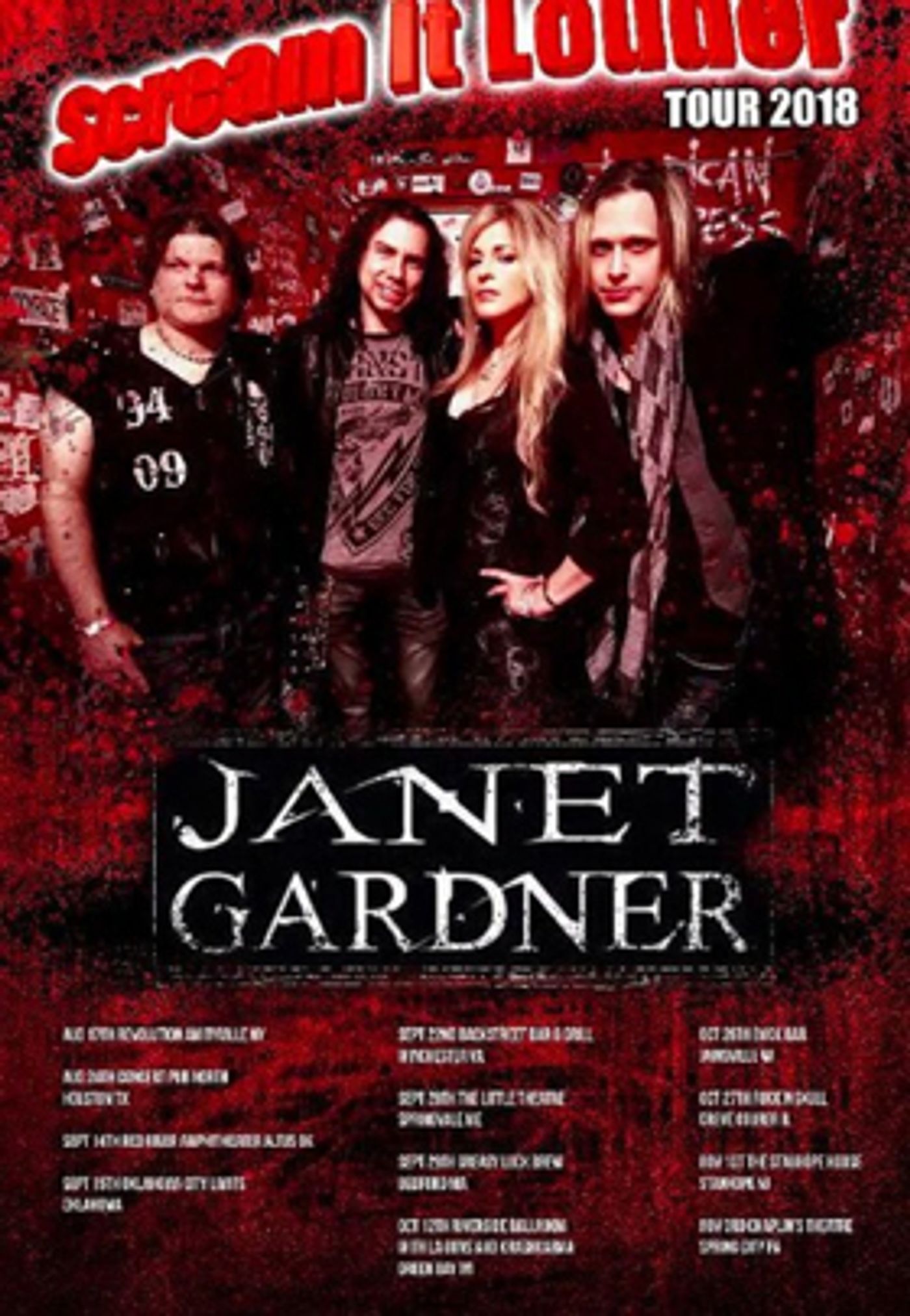 Janet Gardner Brings Her 'Scream It Louder Tour' to an End  Image