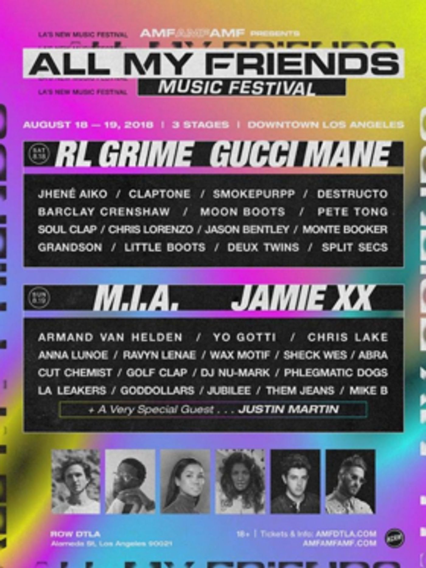 ALL MY FRIENDS Music Festival Announces Full 2018 Line-Up ALL MY FRIENDS Music Festival Announces Full 2018 Line-Up Image