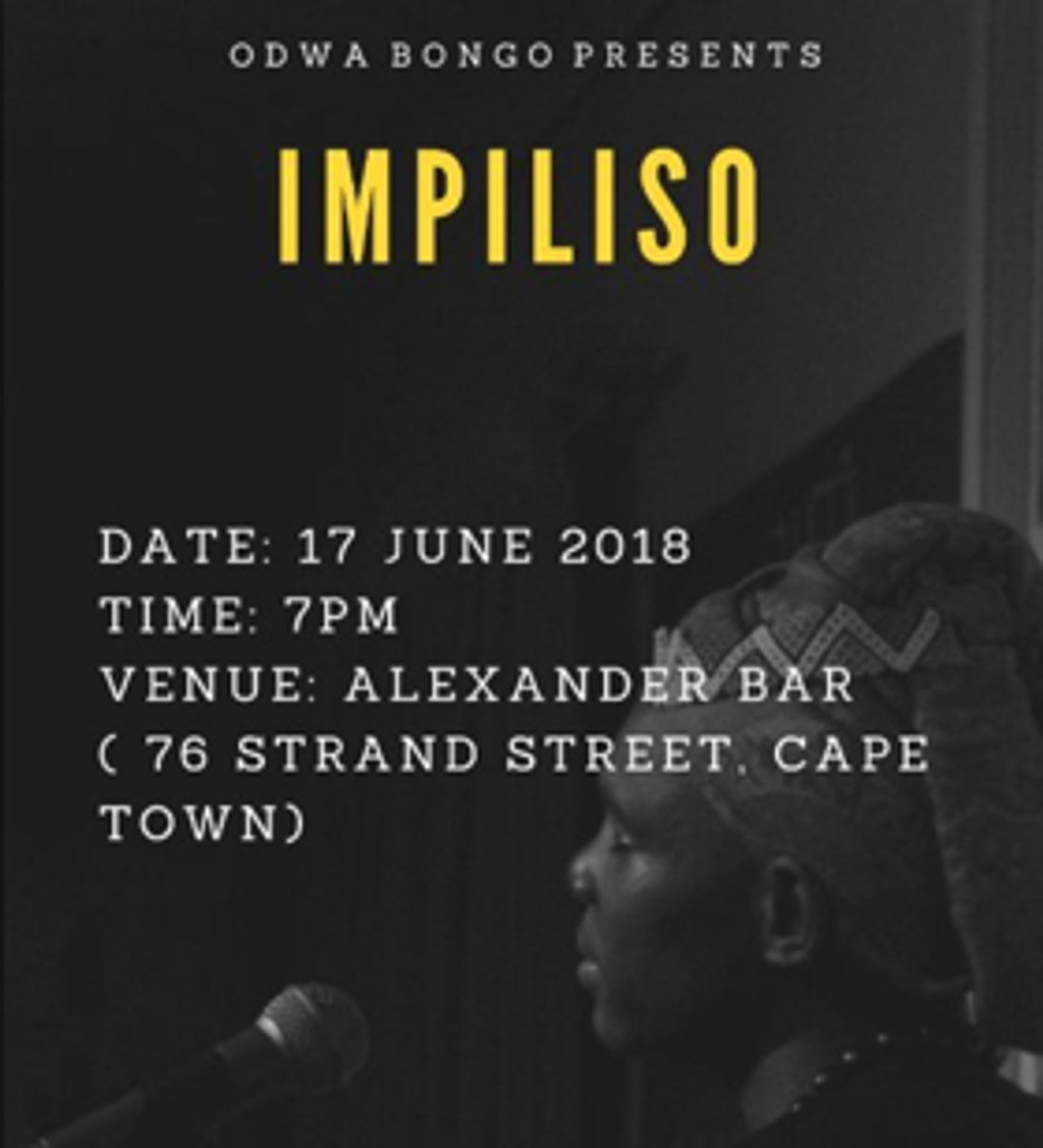 IMPILISO Comes to Alexander Upstairs IMPILISO Comes to Alexander Upstairs Image