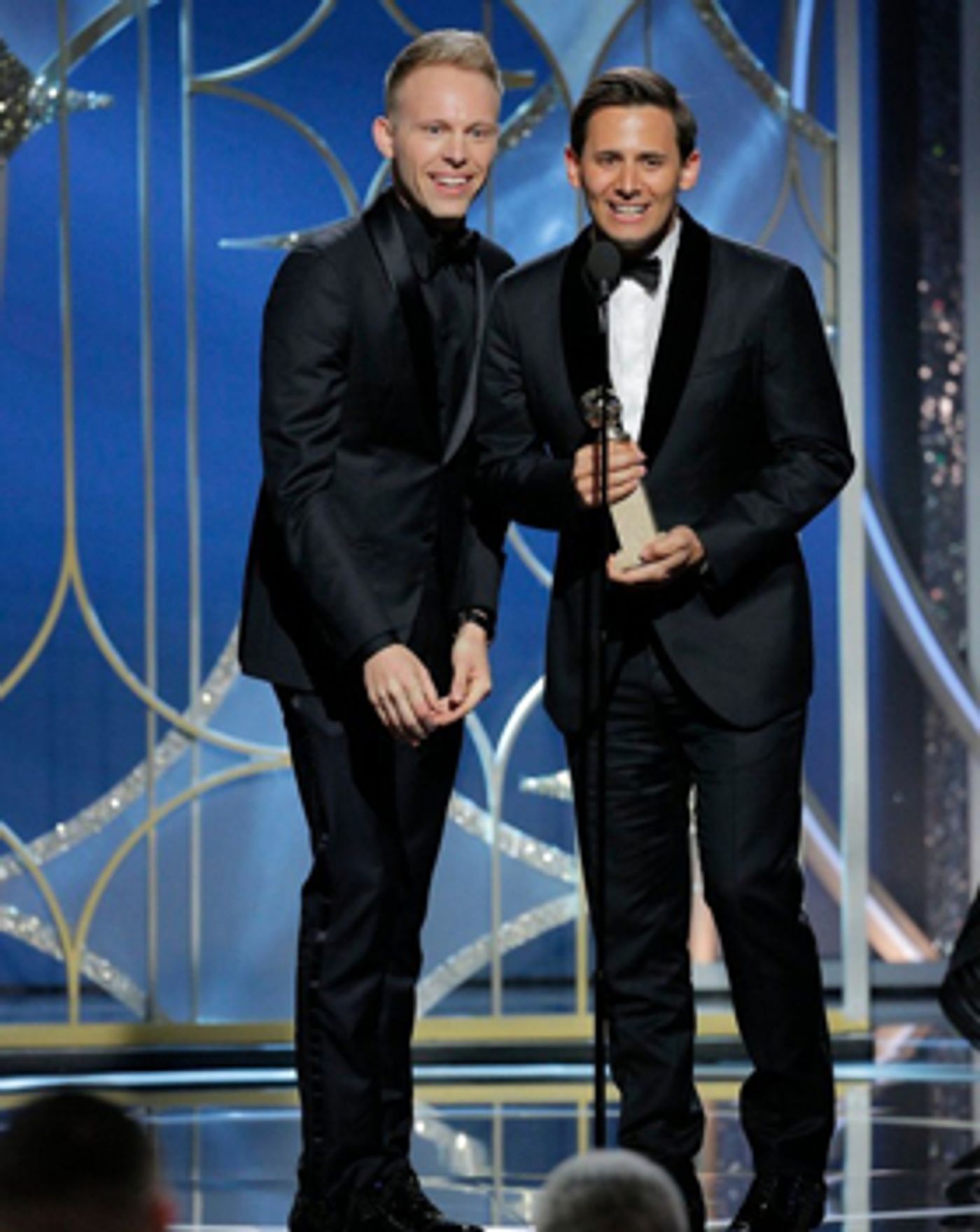 GREATEST SHOWMAN's Benj Pasek & Justin Paul Win Golden Globe for Best Original Song GREATEST SHOWMAN's Benj Pasek & Justin Paul Win Golden Globe for Best Original Song Image