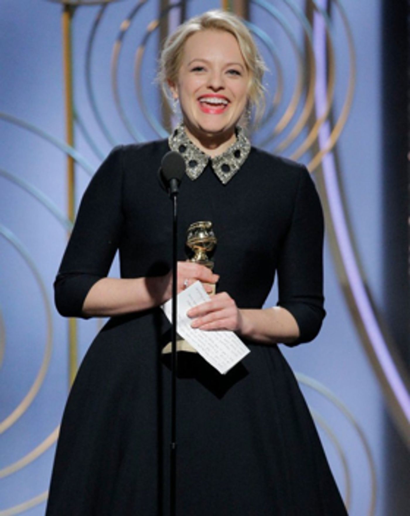 THE HANDMAID'S TALE's Elisabeth Moss Wins Golden Globe For Best Actress  Image