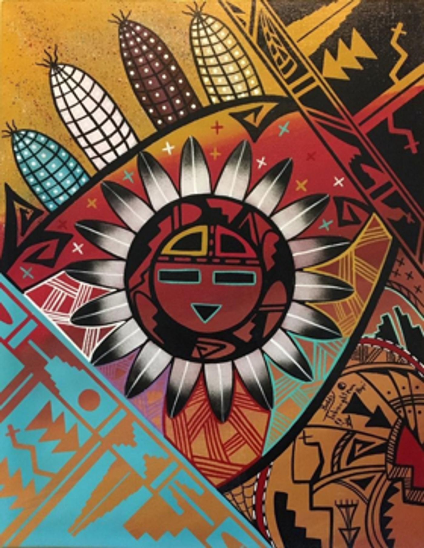 Hopi Artist Buddy Tubinaghtewa's 'Sun Blessing' Is Official Artwork for 27th Litchfield Park Gathering Hopi Artist Buddy Tubinaghtewa's 'Sun Blessing' Is Official Artwork for 27th Litchfield Park Gathering Image