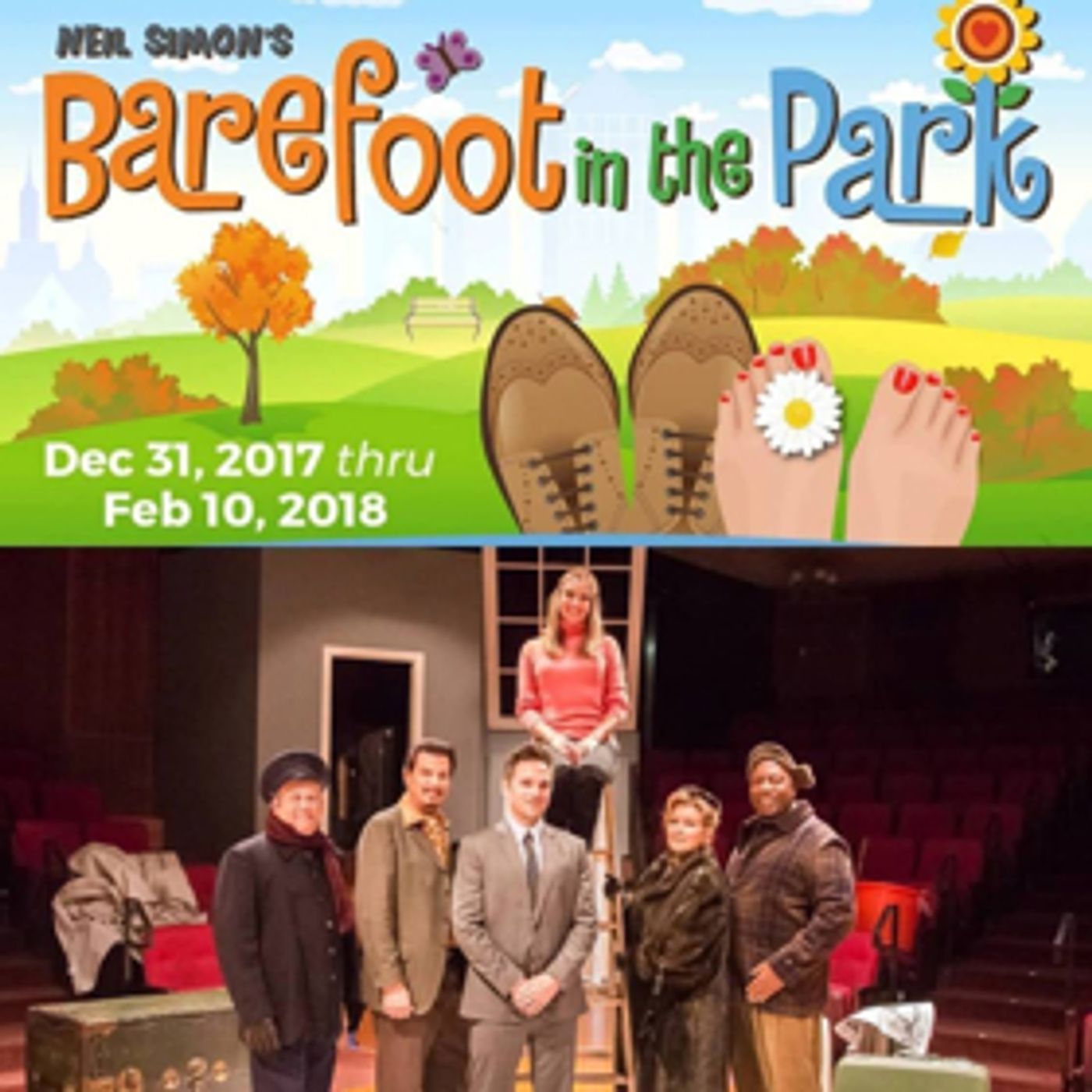 Review: GCT Offers Appealing BAREFOOT IN THE PARK  Image