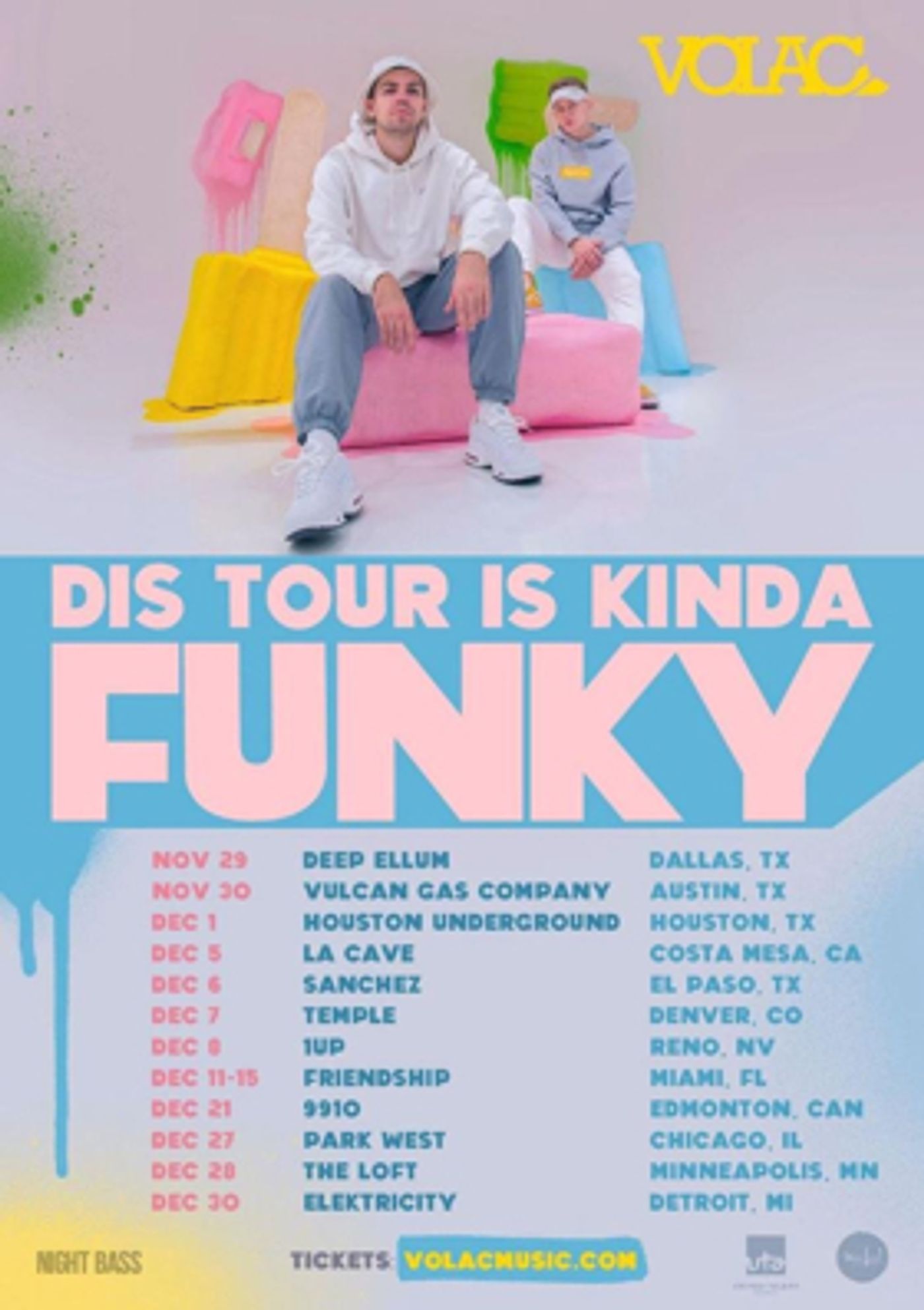 VOLAC Announces 'Funky' North American Tour, Mix & EP VOLAC Announces 'Funky' North American Tour, Mix & EP Image