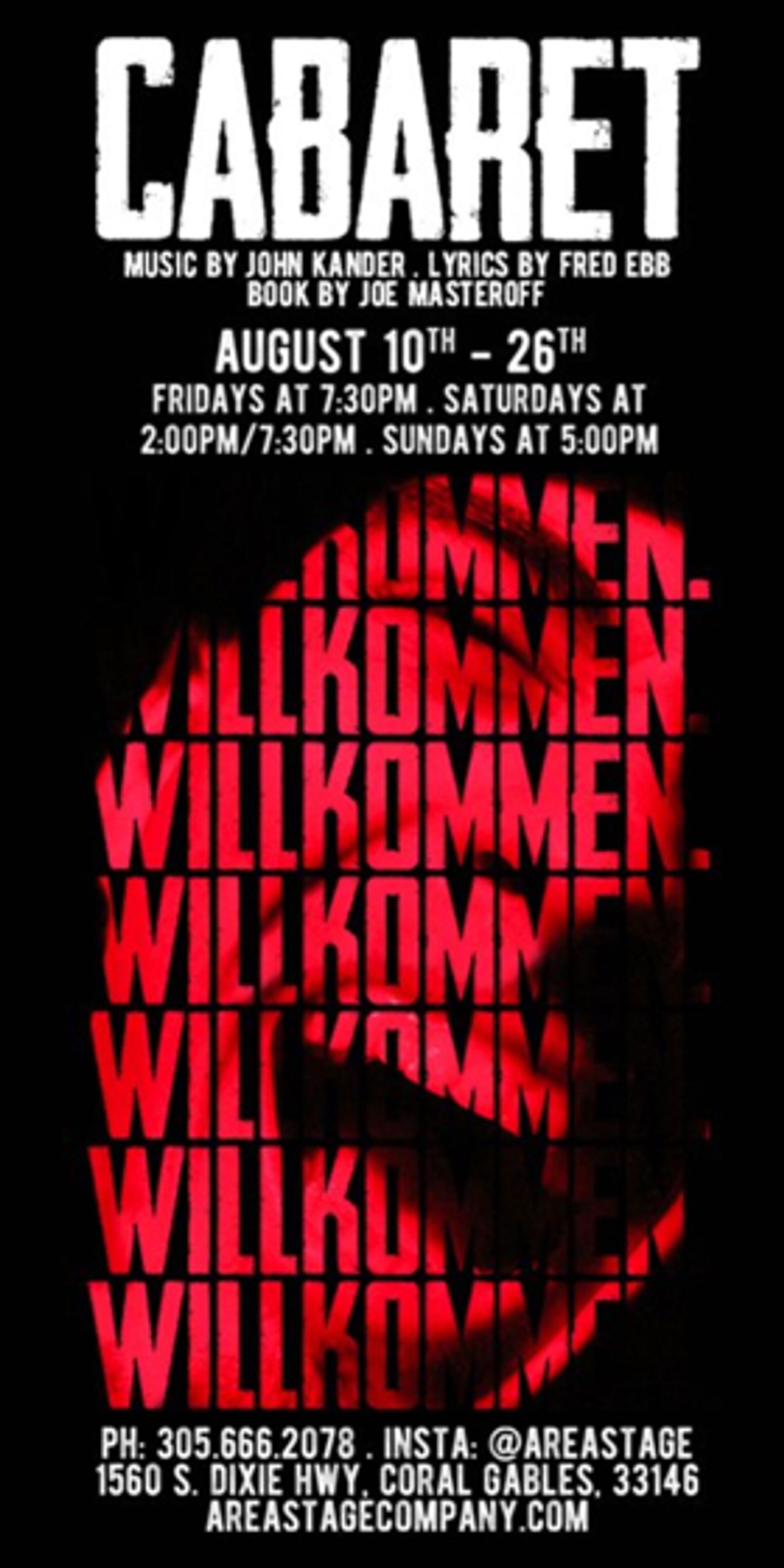 Area Stage Company Presents CABARET  Image