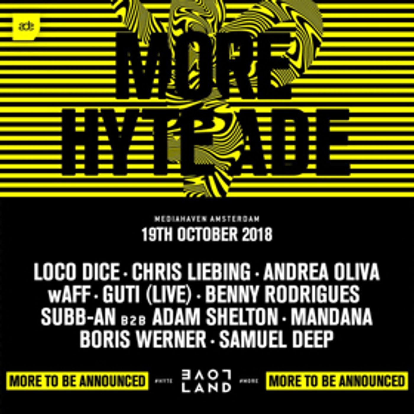 Berlin's HYTE ADE 2018 Announces First Lineup of Performers Berlin's HYTE ADE 2018 Announces First Lineup of Performers Image