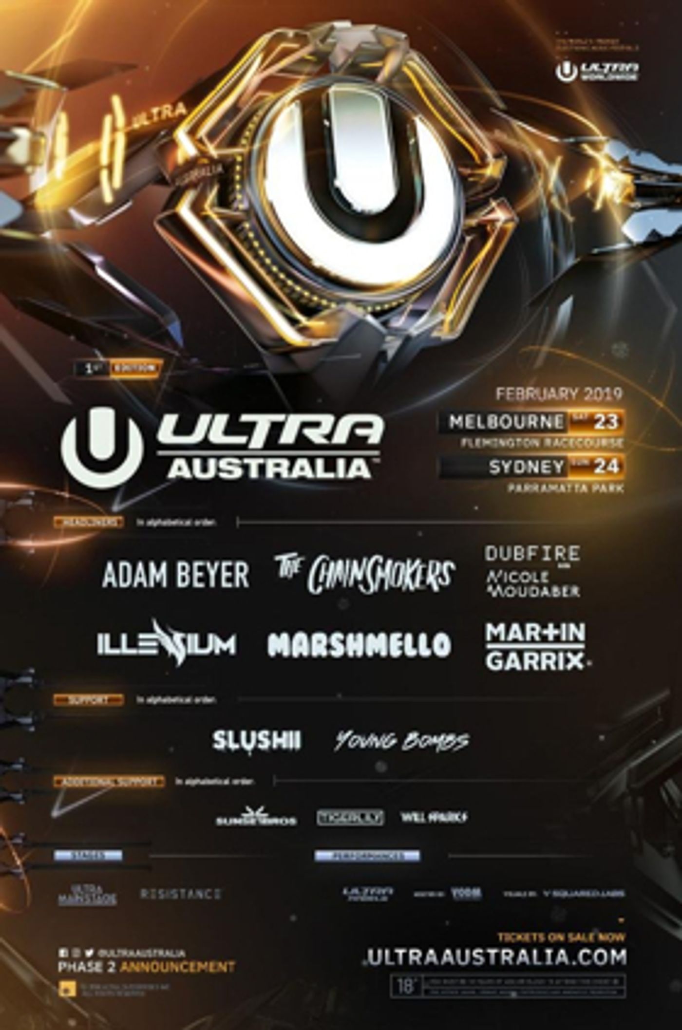 ULTRA Australia Announces Phase Two Lineup  Image
