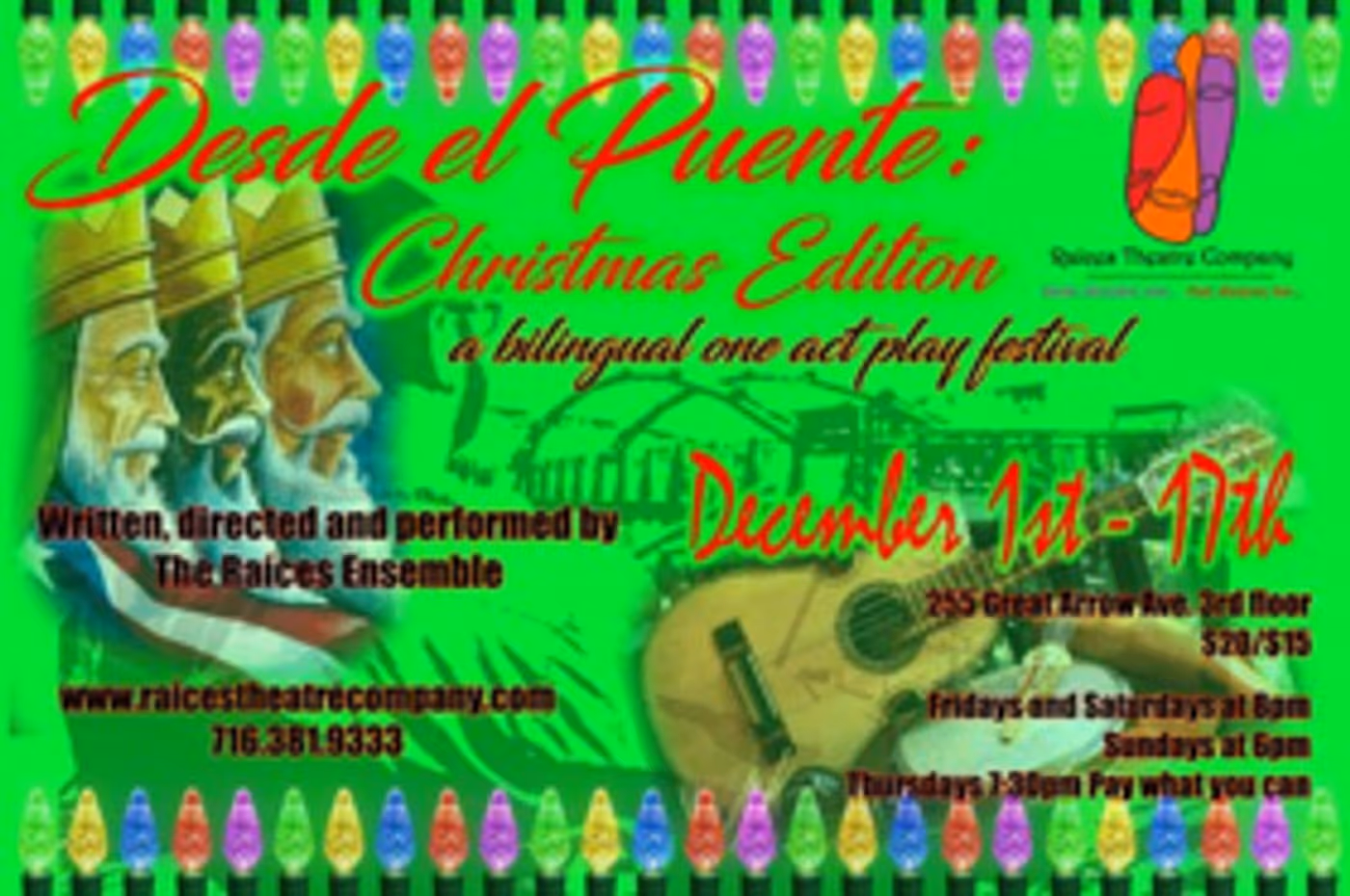 Raices Theatre Company to Present Christmas-Themed DESDE EL PUENTE Image