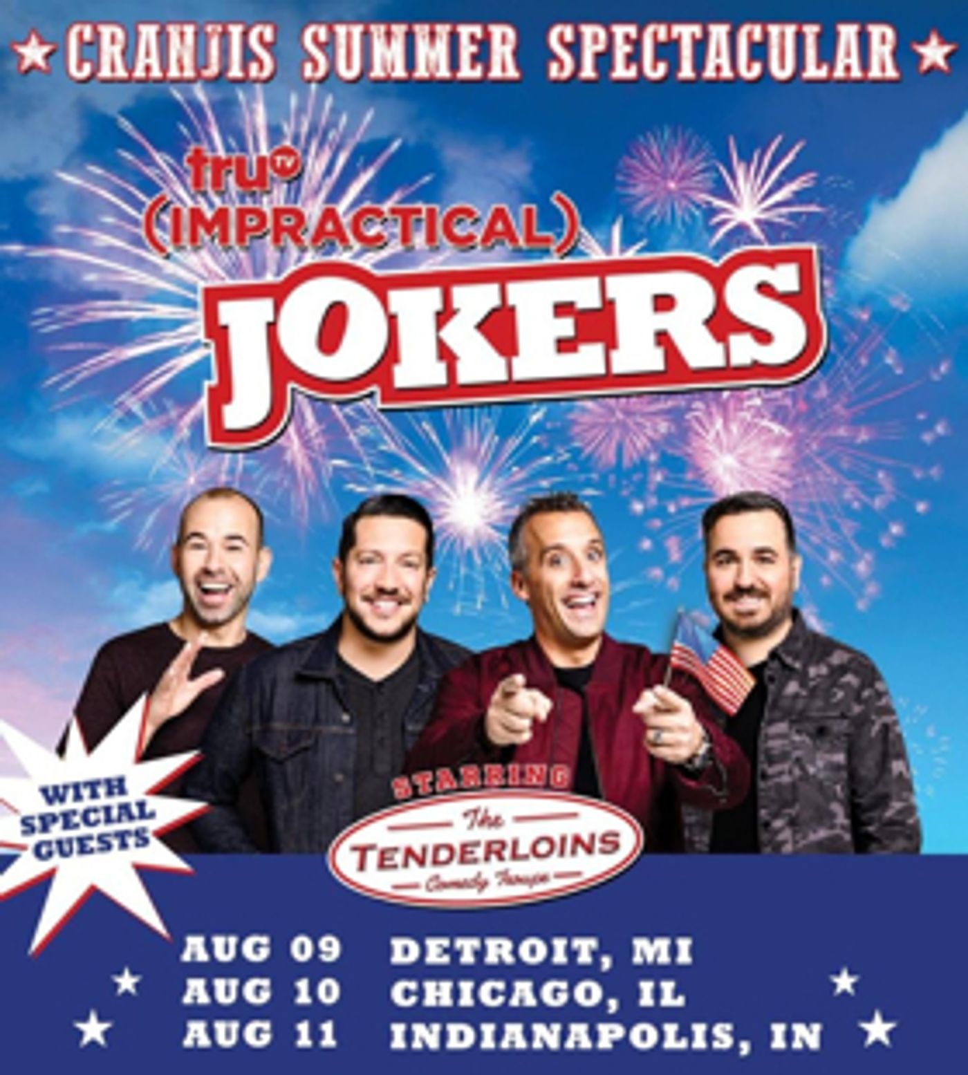 The Impractical Jokers Announce Three 2019 Live Performances as a Part of 'The Cranjis McBasketball World Comedy Tour'  Image